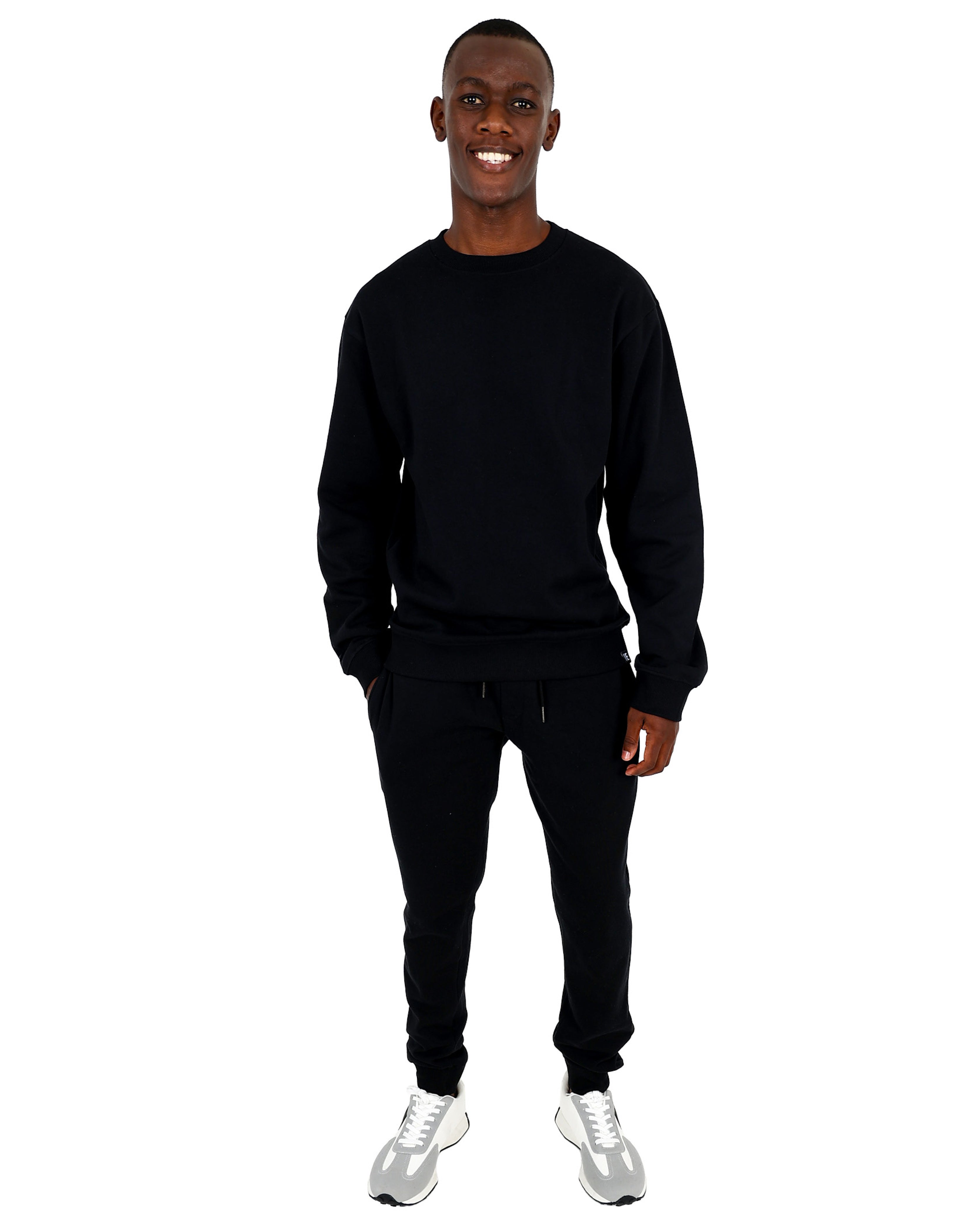 Classic Cotton Rich Black Track Pants