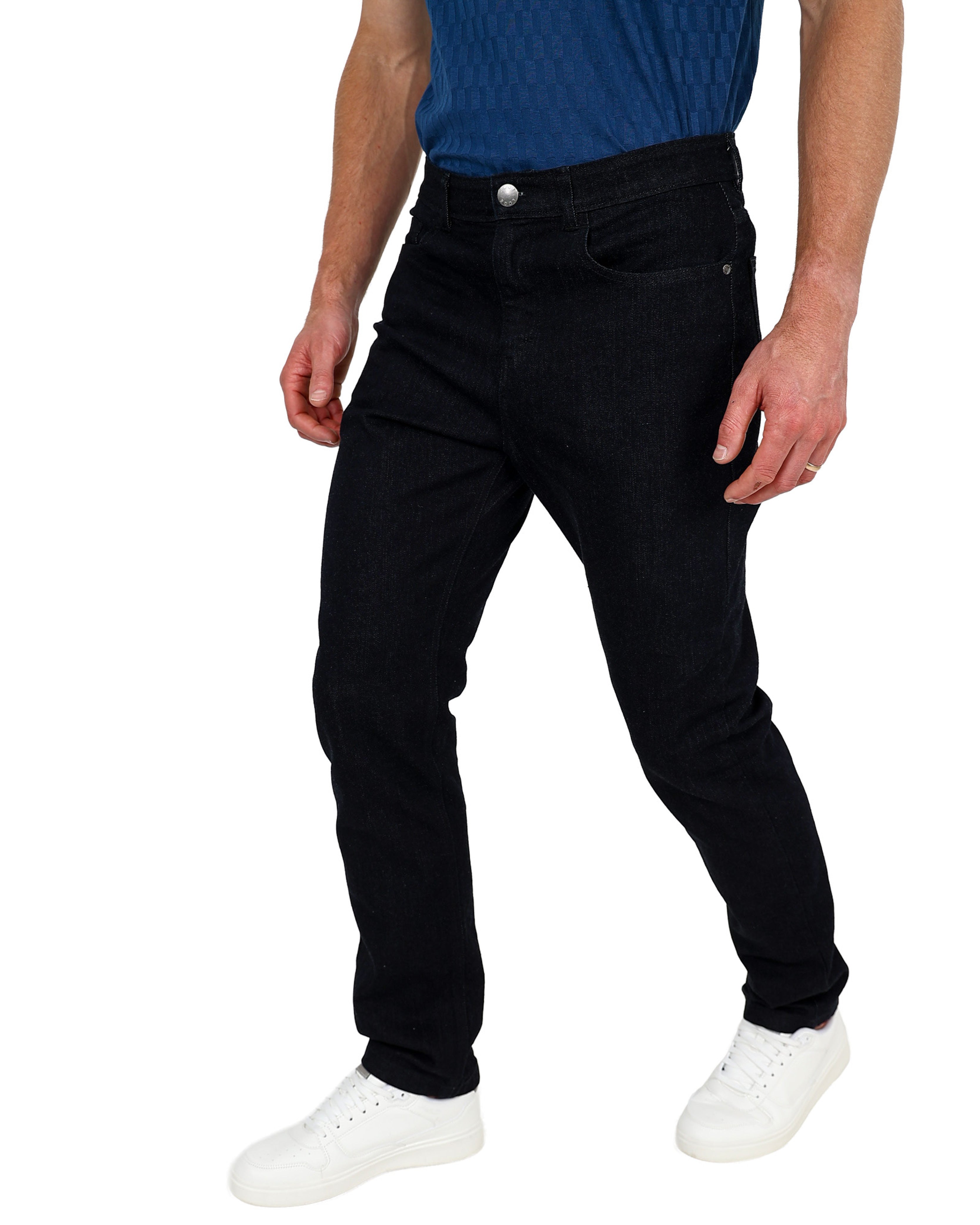 Straight Leg Black Chino