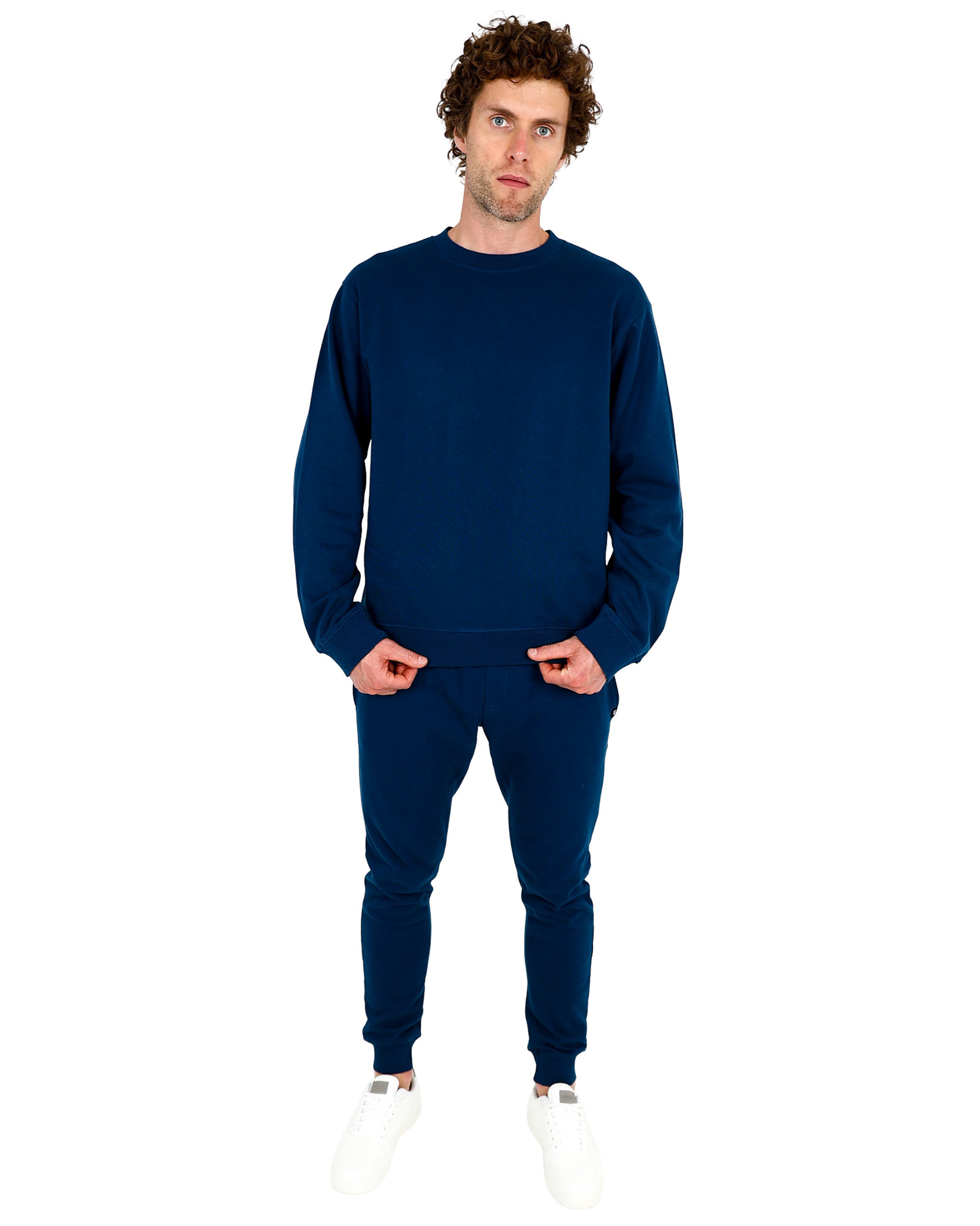 Classic Long Sleeve Teal Cotton Rich Sweatshirt