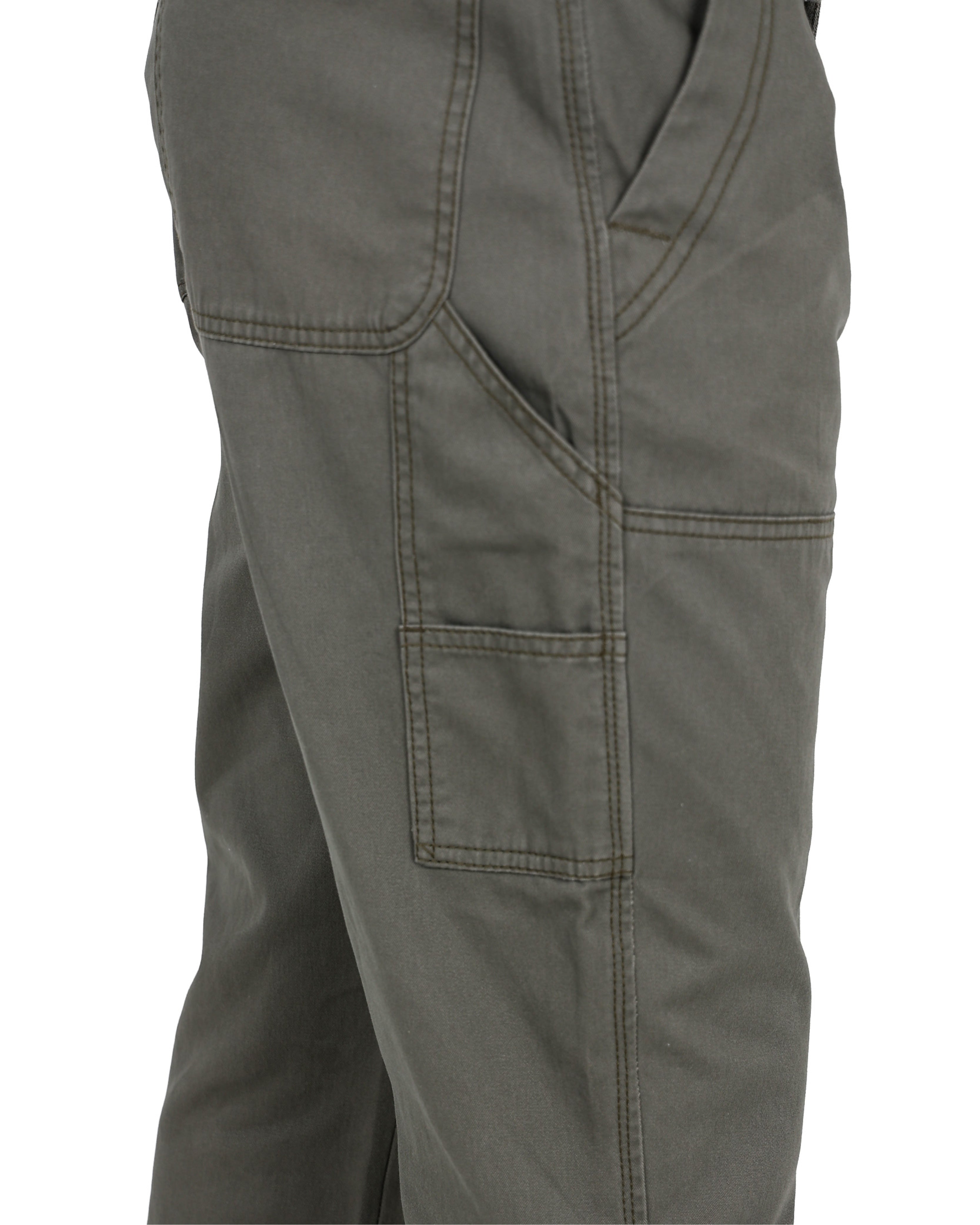 Olive Classic Cotton Straight Leg Carpenter Pant
