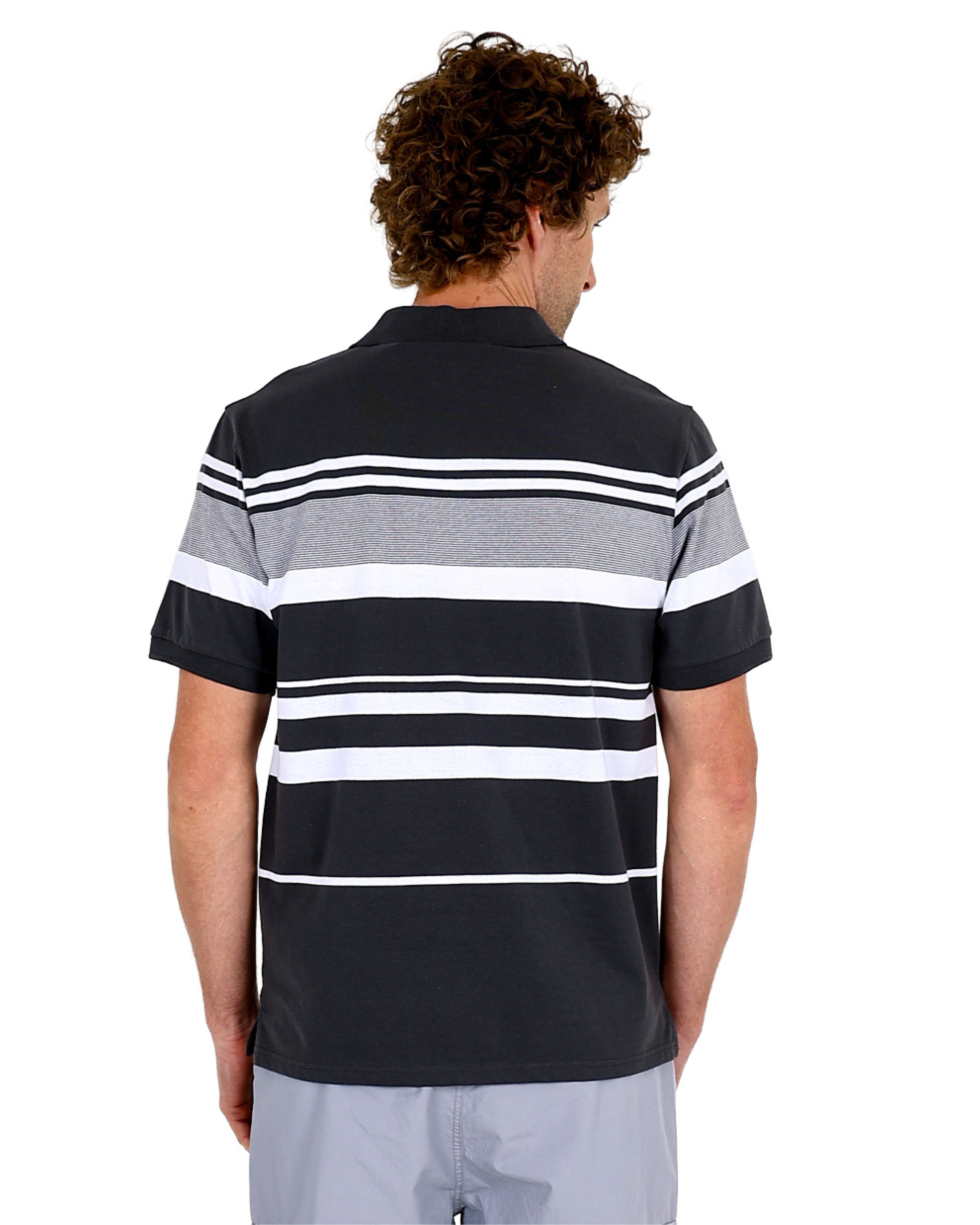 Short Sleeve Stipe Yarn Dyed Golfer
