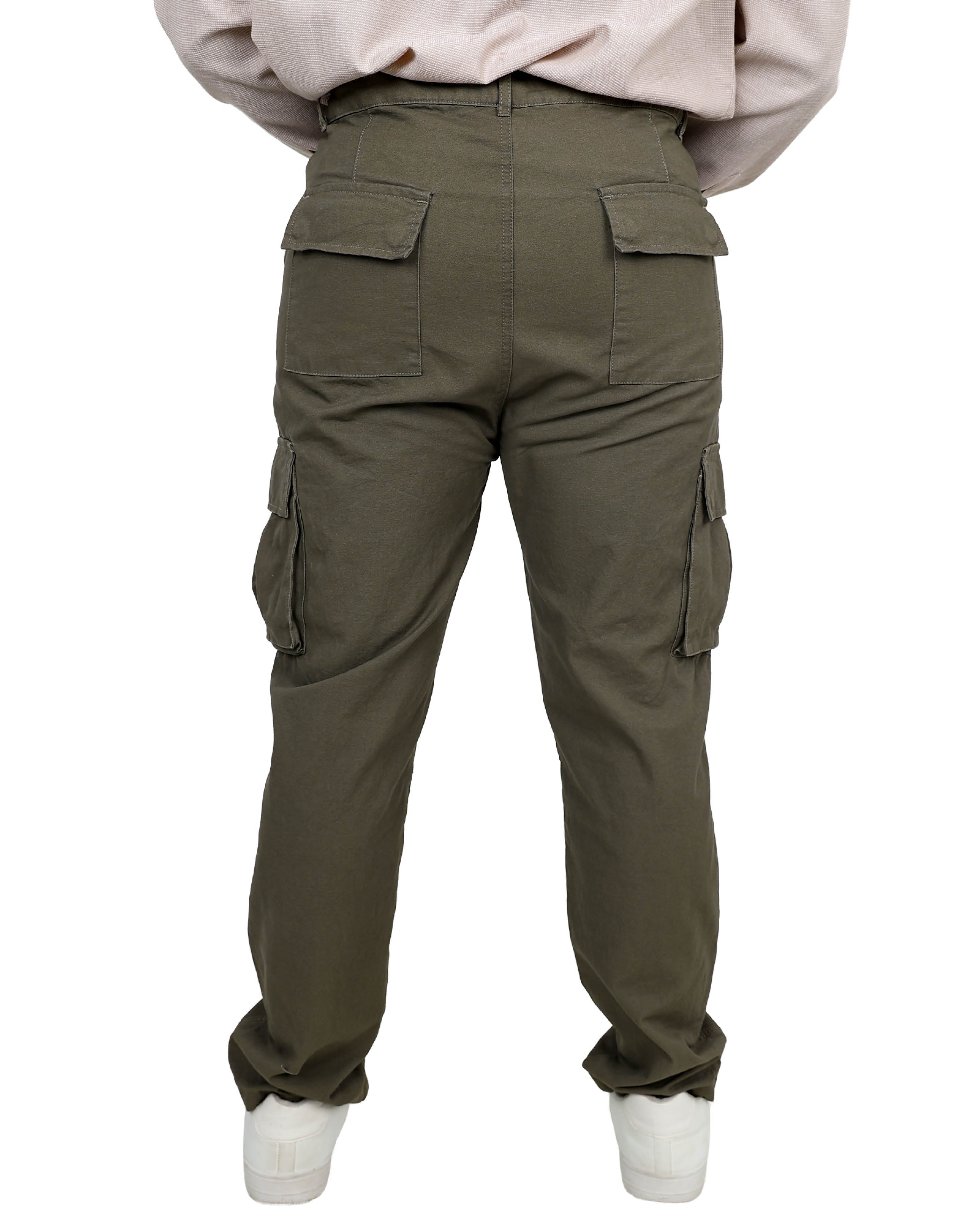 Straight Fit Fatigue Stretch Cargo Pants