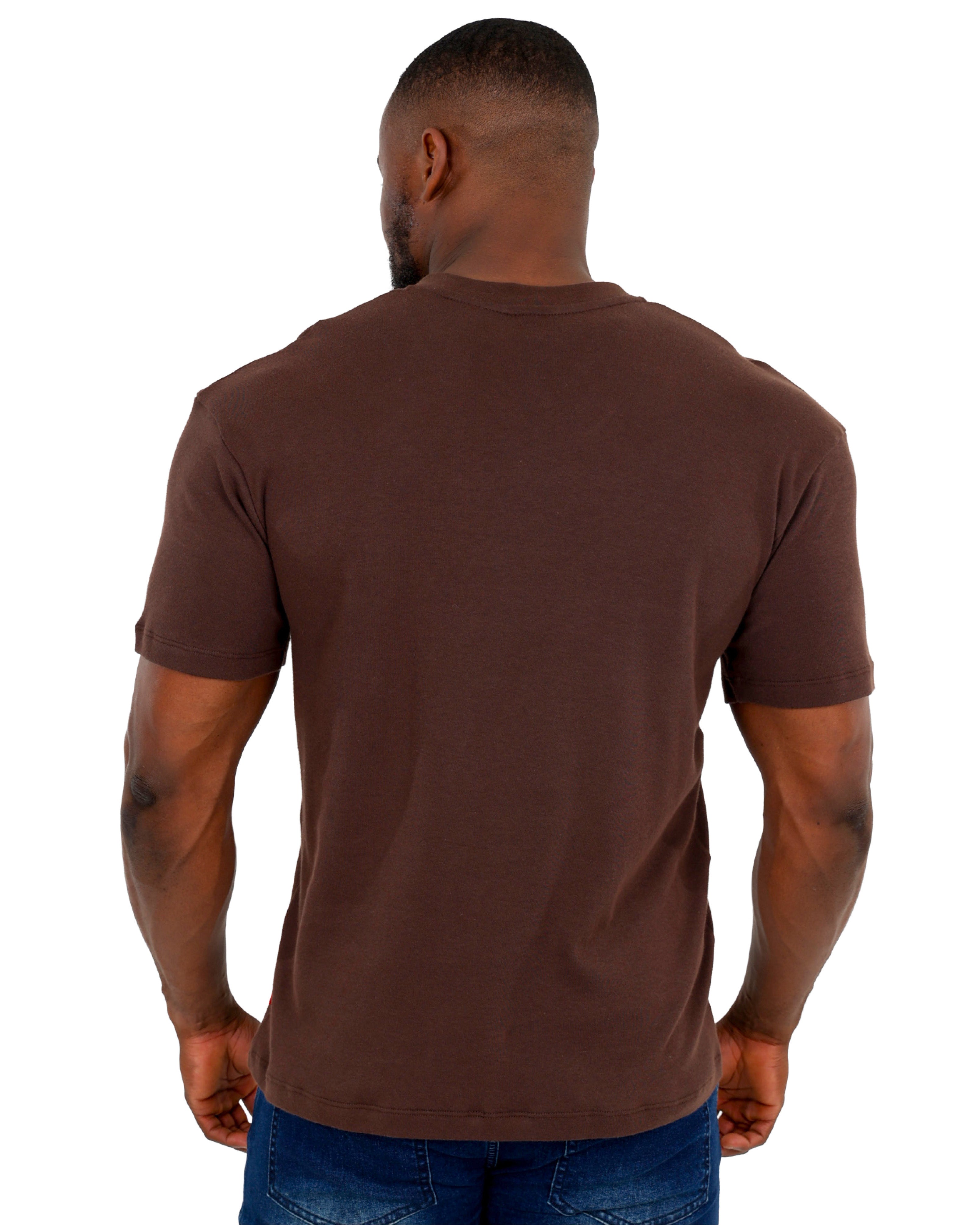 Funk Baseball Appliqued Chocolate T-Shirt