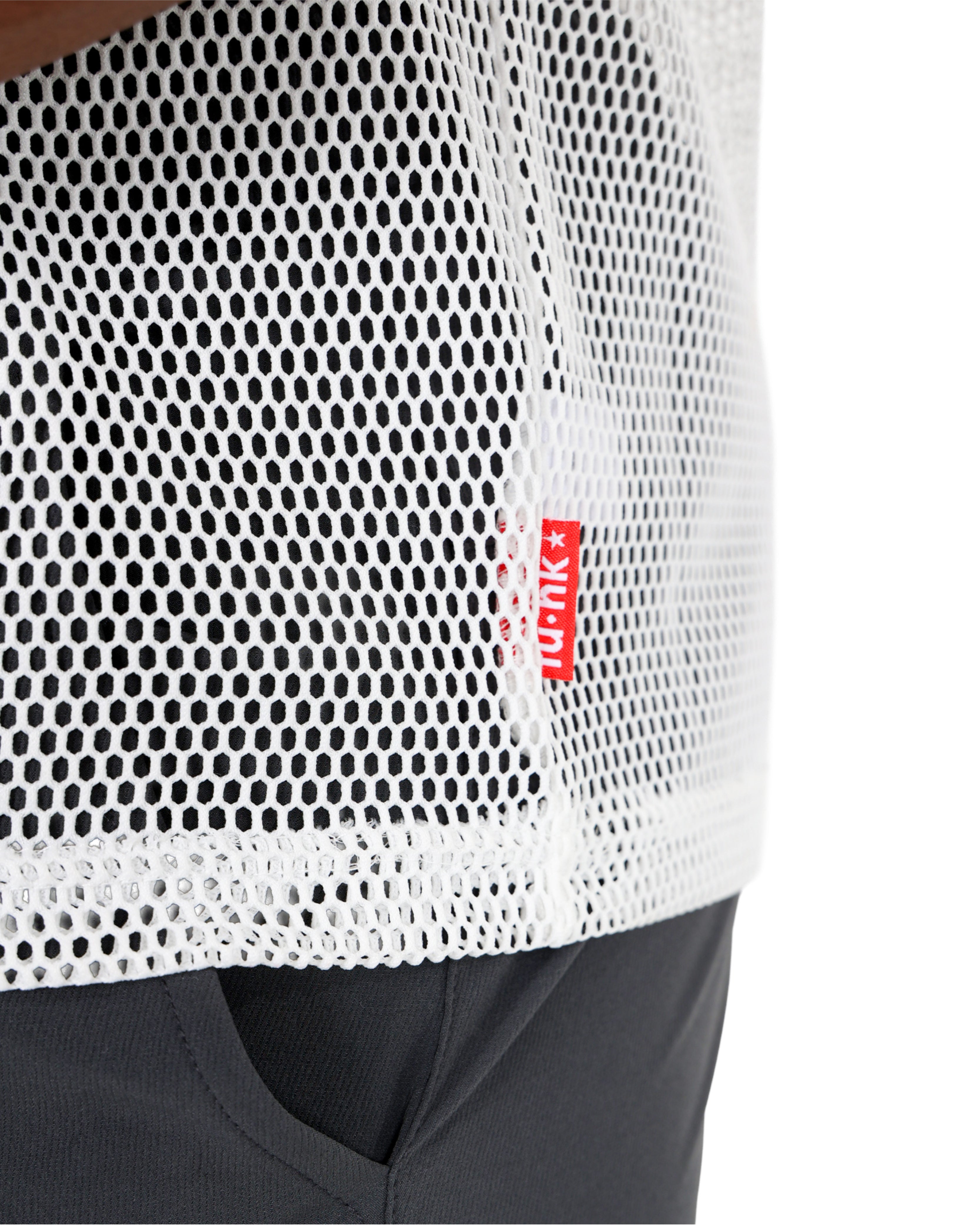 Funk DNM 07 White Sports Mesh Vest