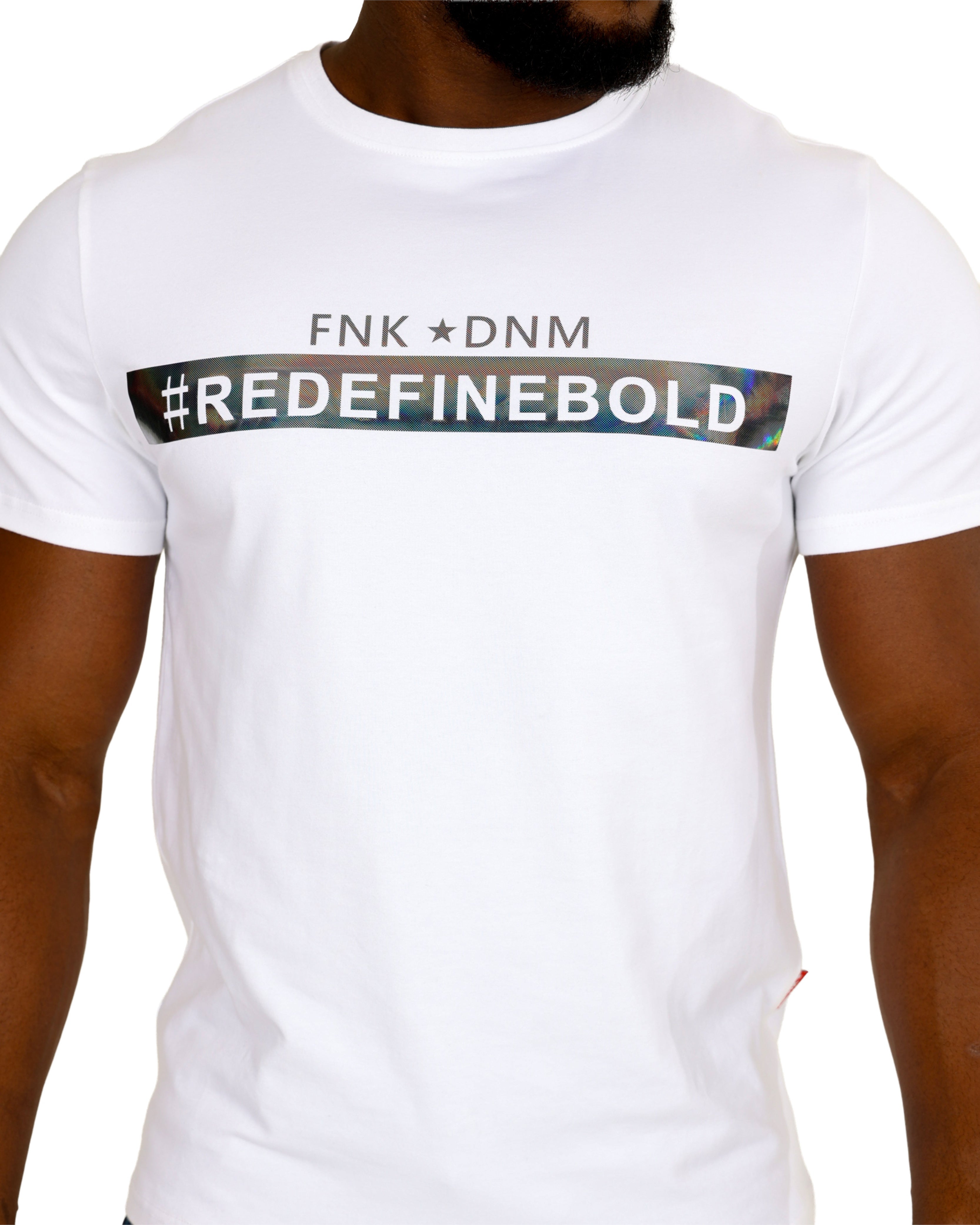 Funk DNM Re-Define Reconfigure White T-Shirt
