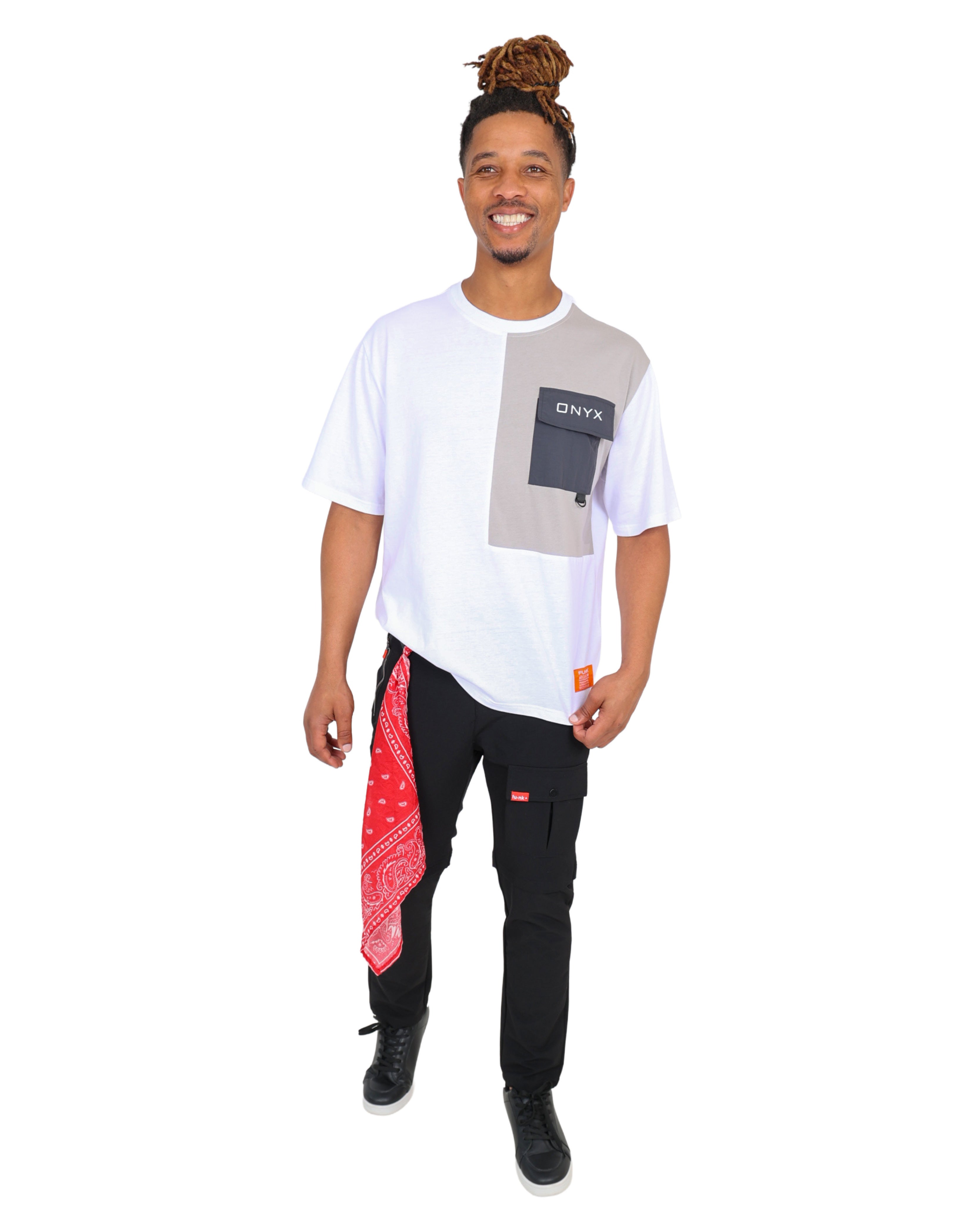 Funk Short Sleeve Onyx Panel T-Shirt
