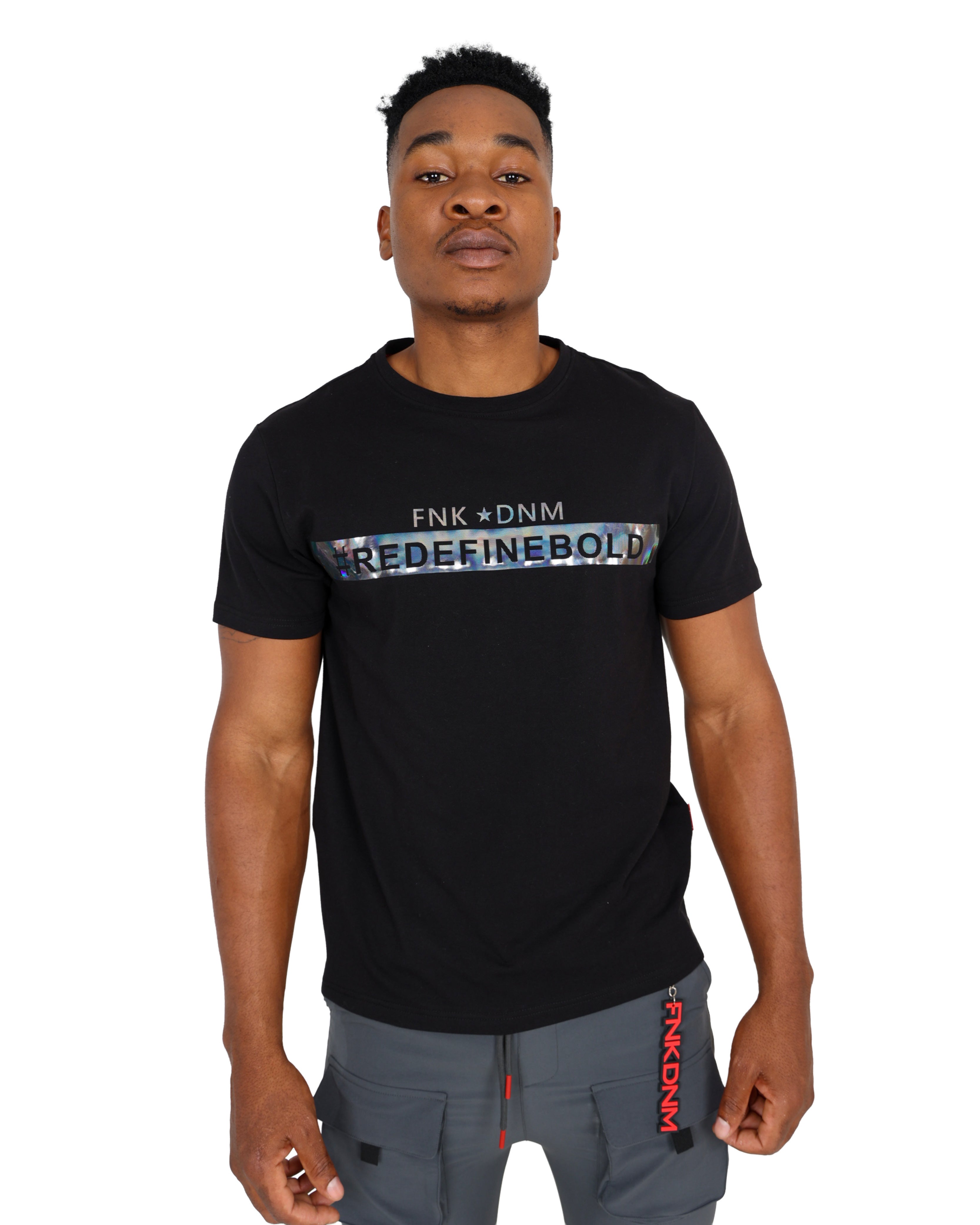 Short Sleeve Black Reinitialize Graphic T-Shirt