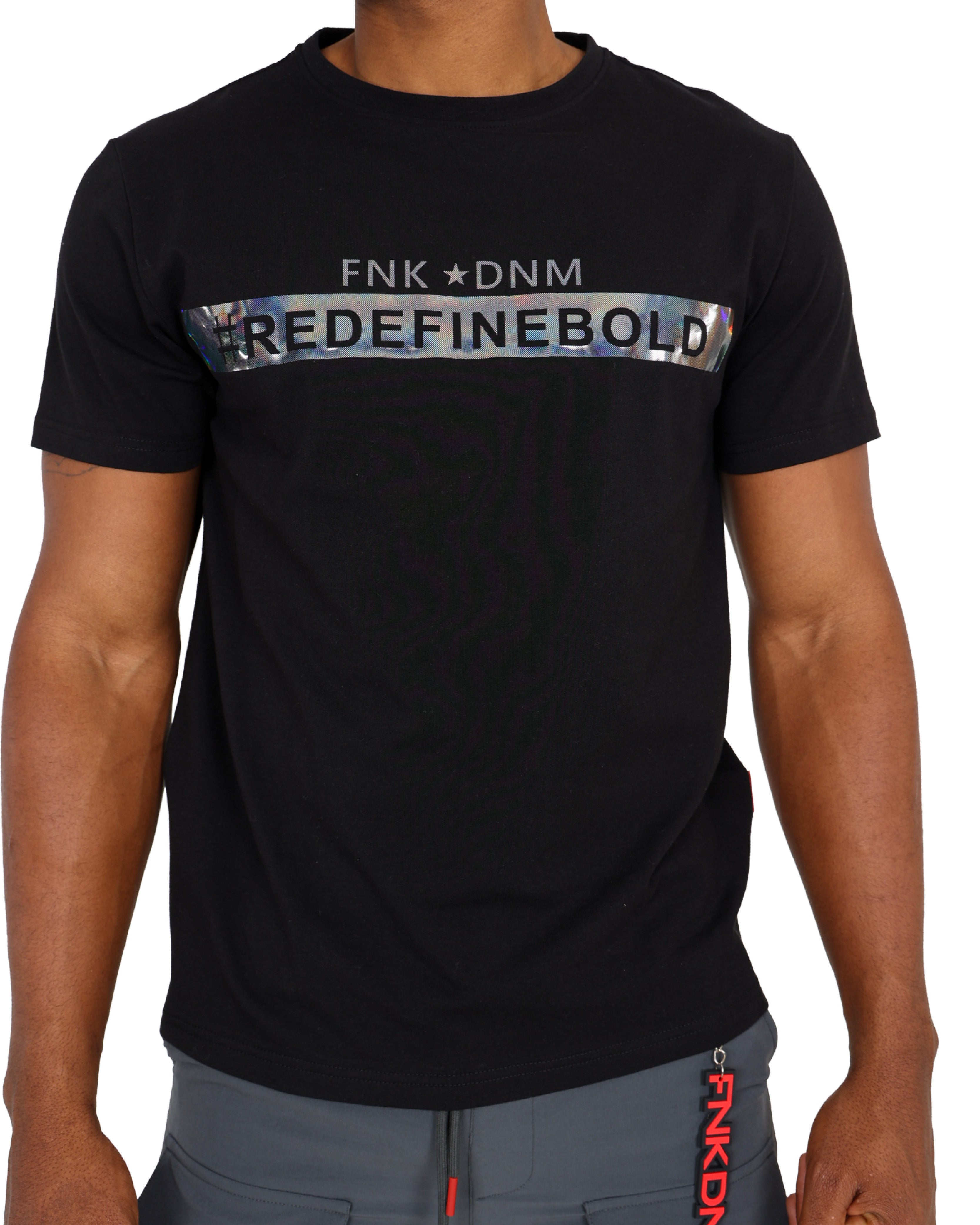Short Sleeve Black Reinitialize Graphic T-Shirt
