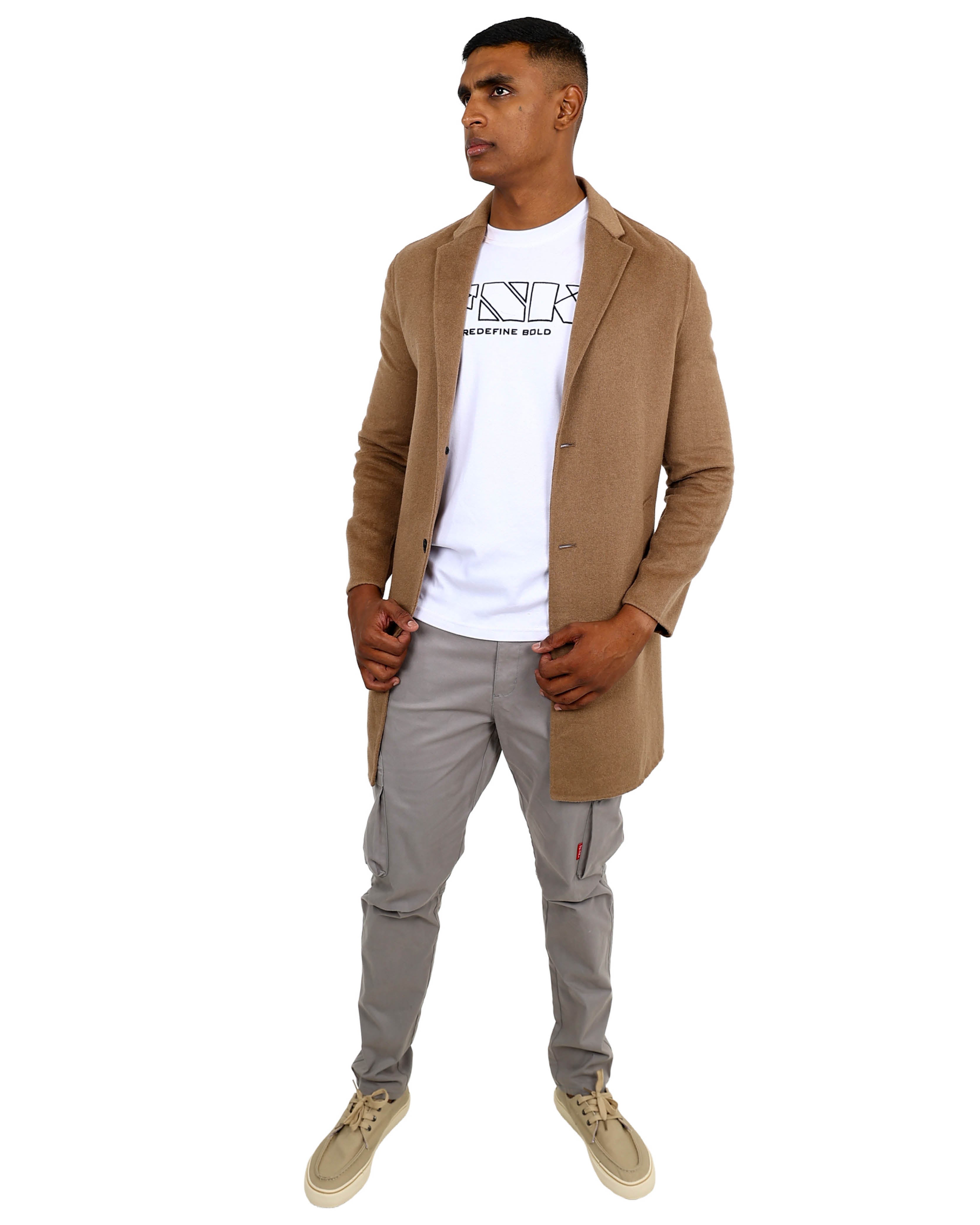 Funk Stone Longer Length Melton Jacket