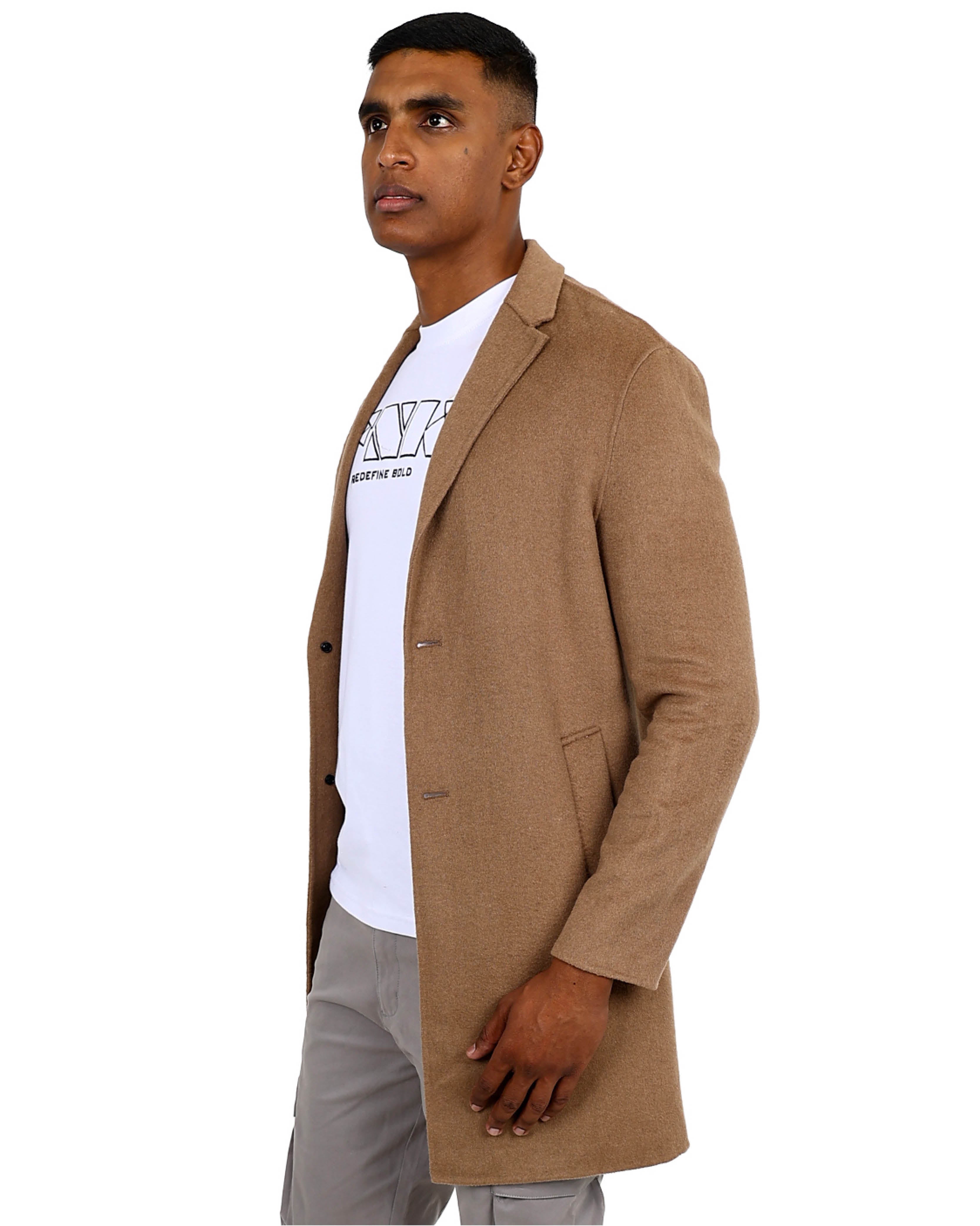 Funk Stone Longer Length Melton Jacket