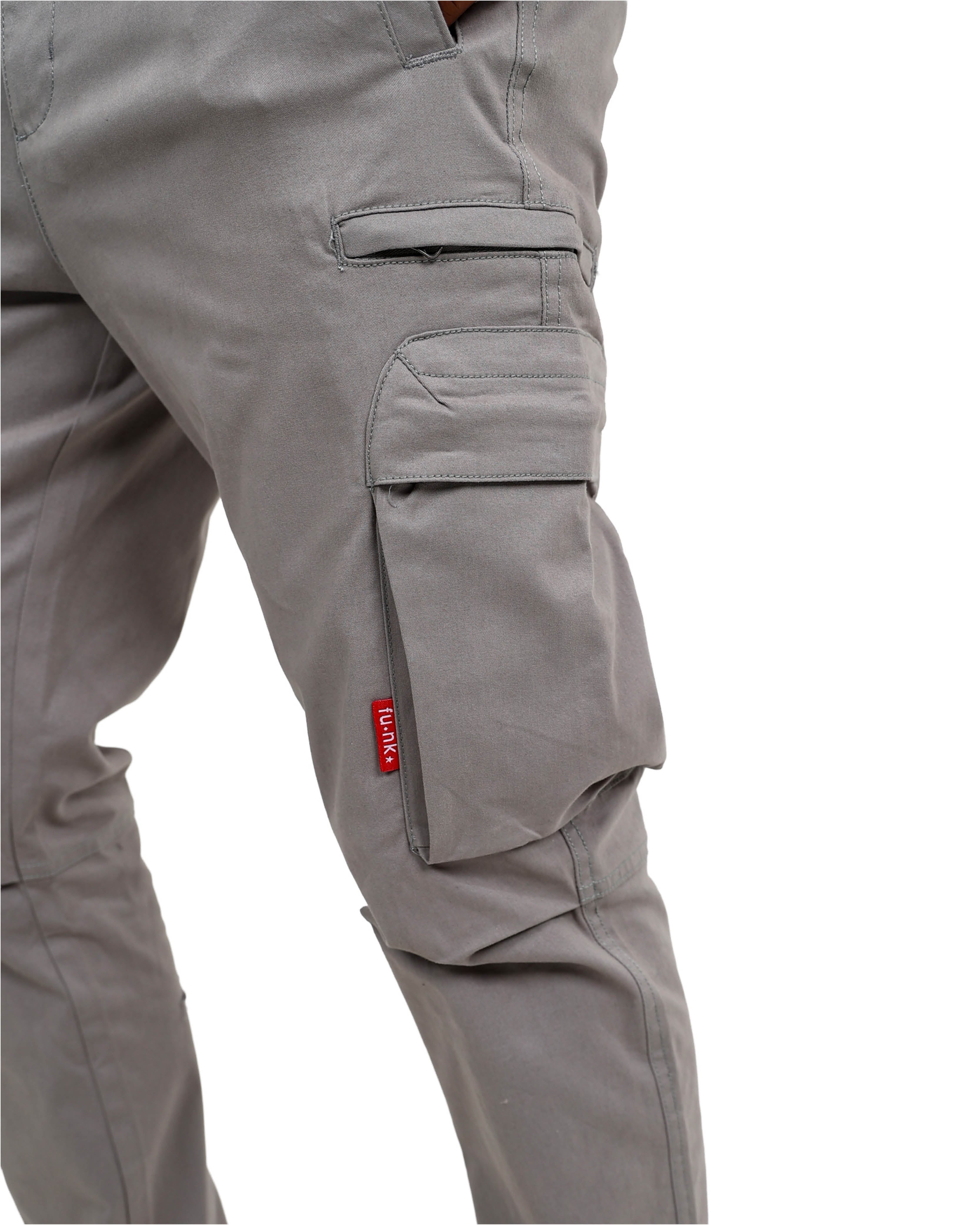 Funk Grey Utility Cargo Pants