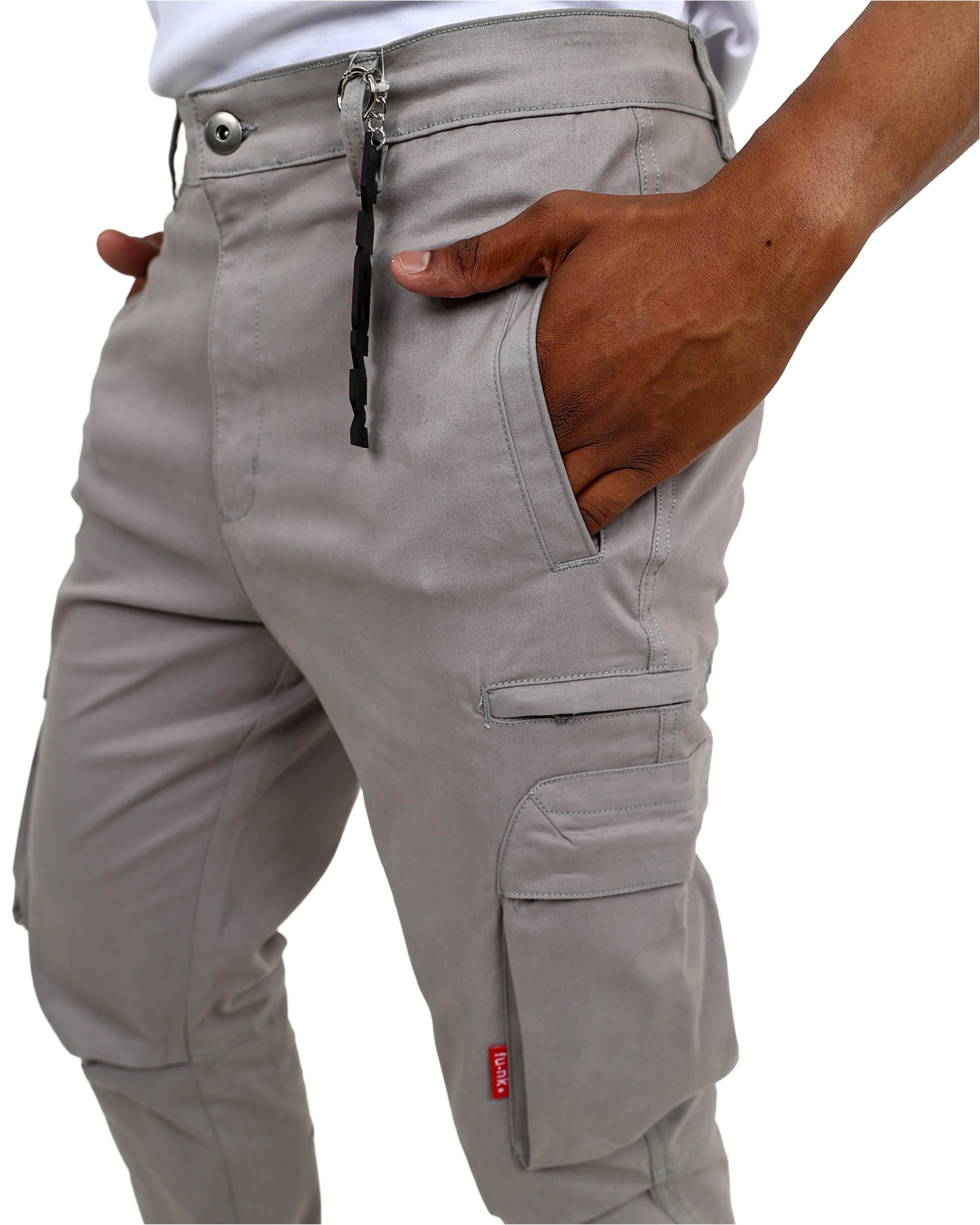 Funk Grey Utility Cargo Pants