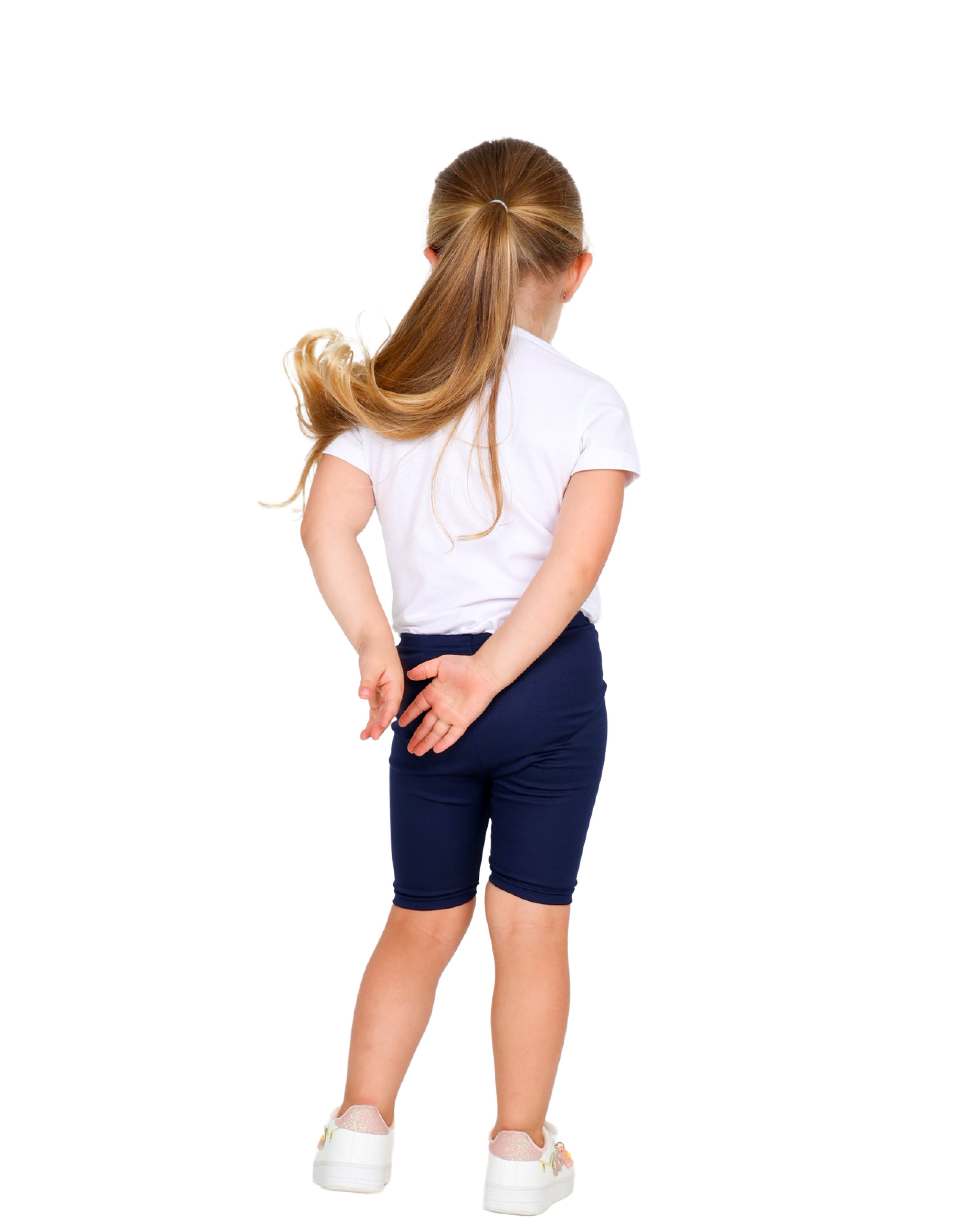 Navy Polyester Cycle Shorts