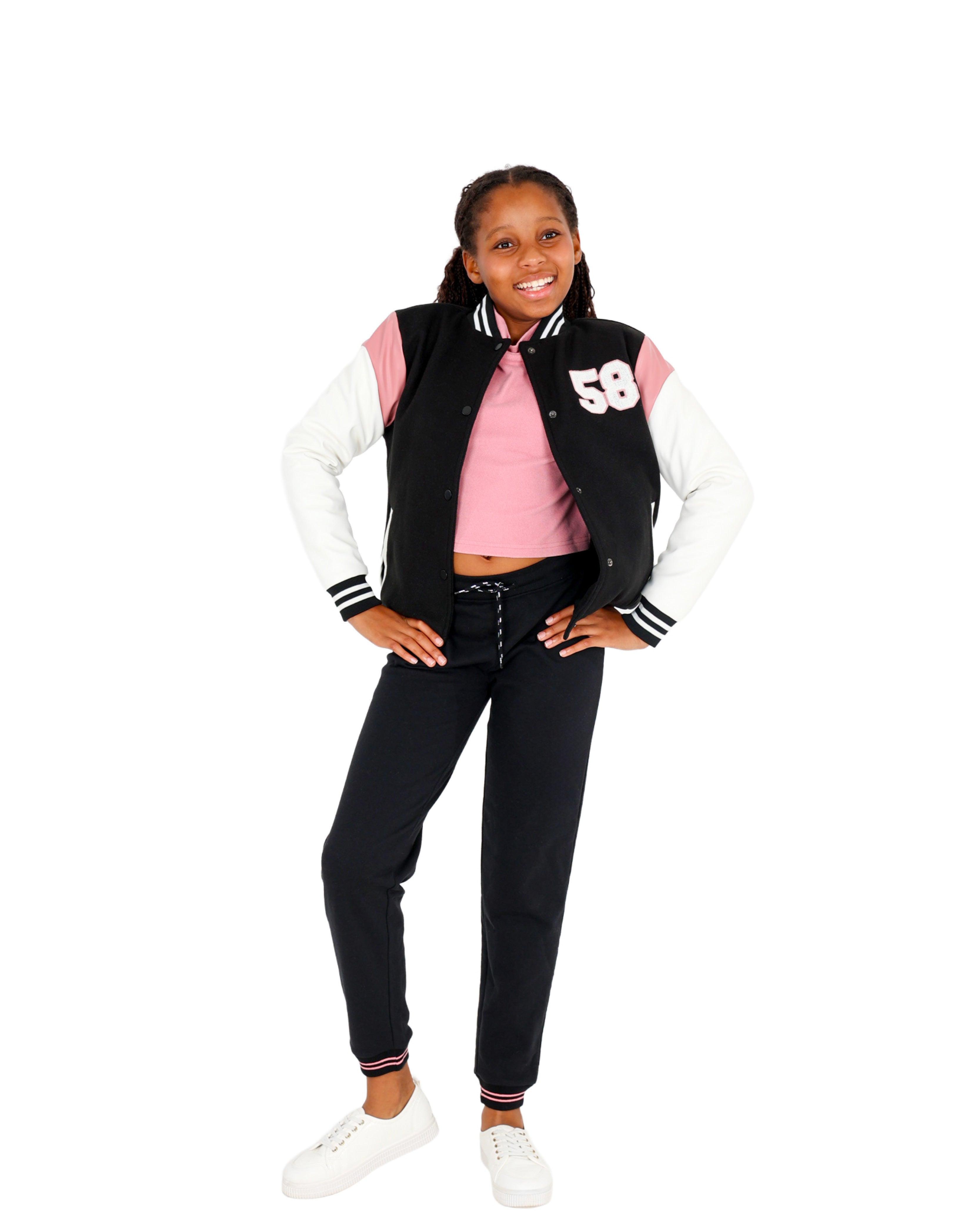 Colour Block Baseball Bomber Jacket