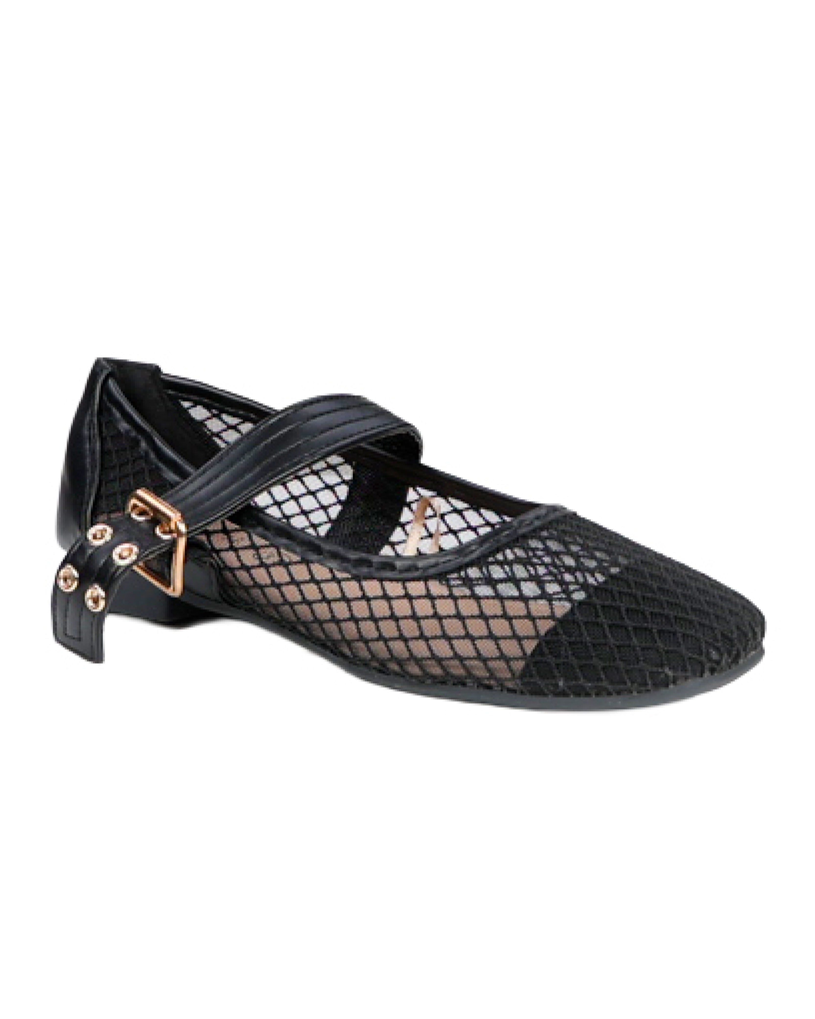 Big Girl Diamond Mesh Formal Pumps