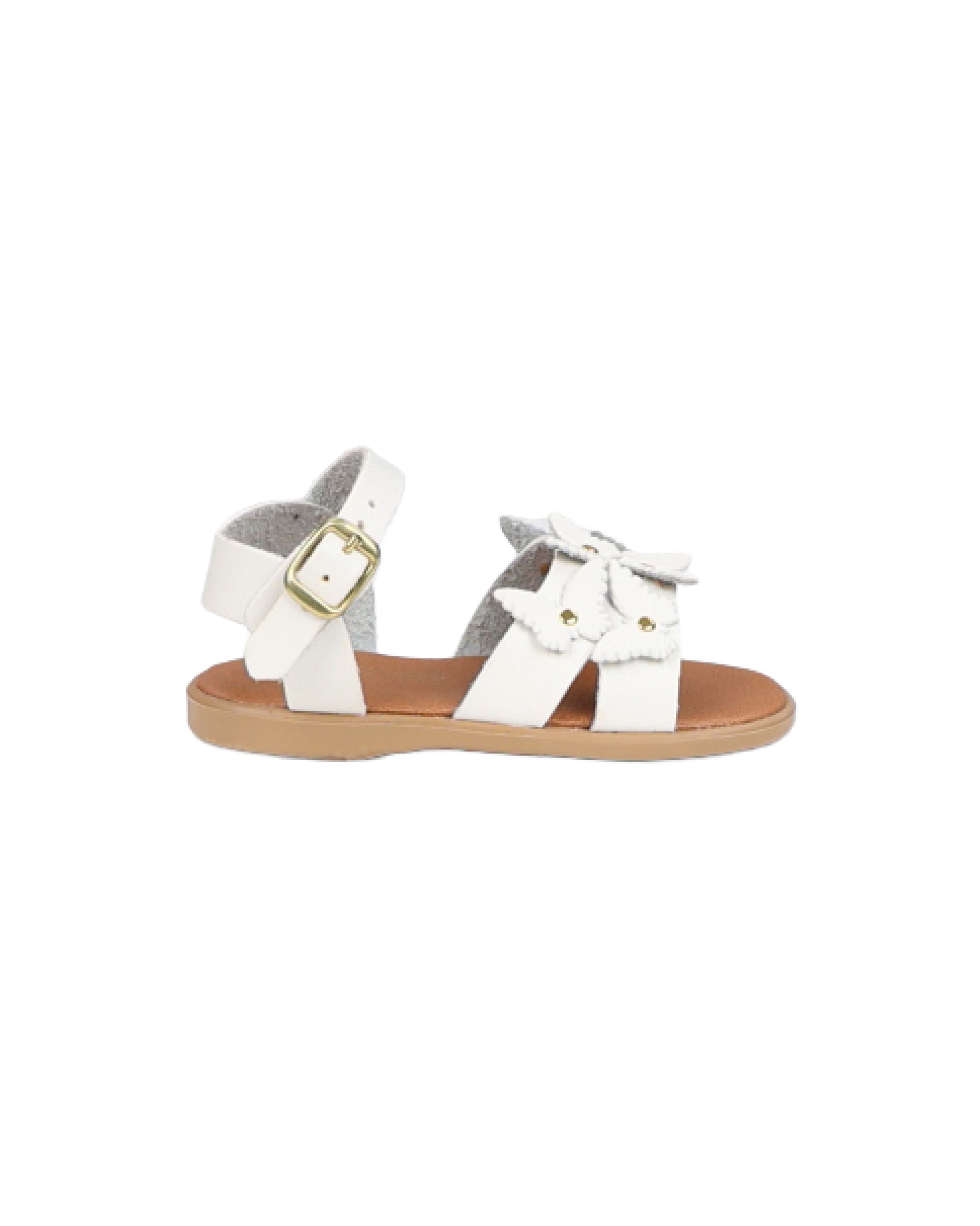 Girls Butterfly Detail Ankle Strap Sandal