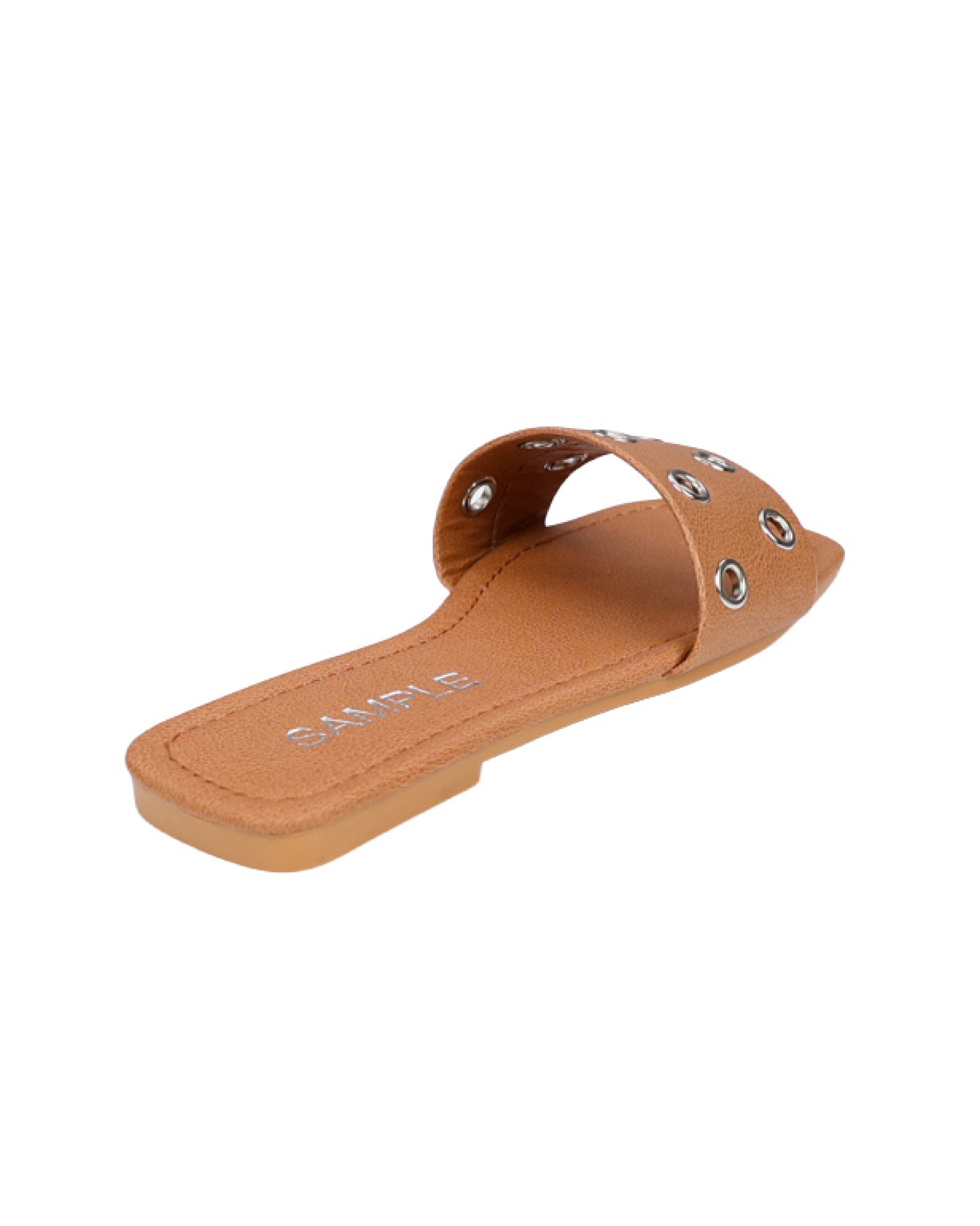 Girls Eyelet Detail Mule