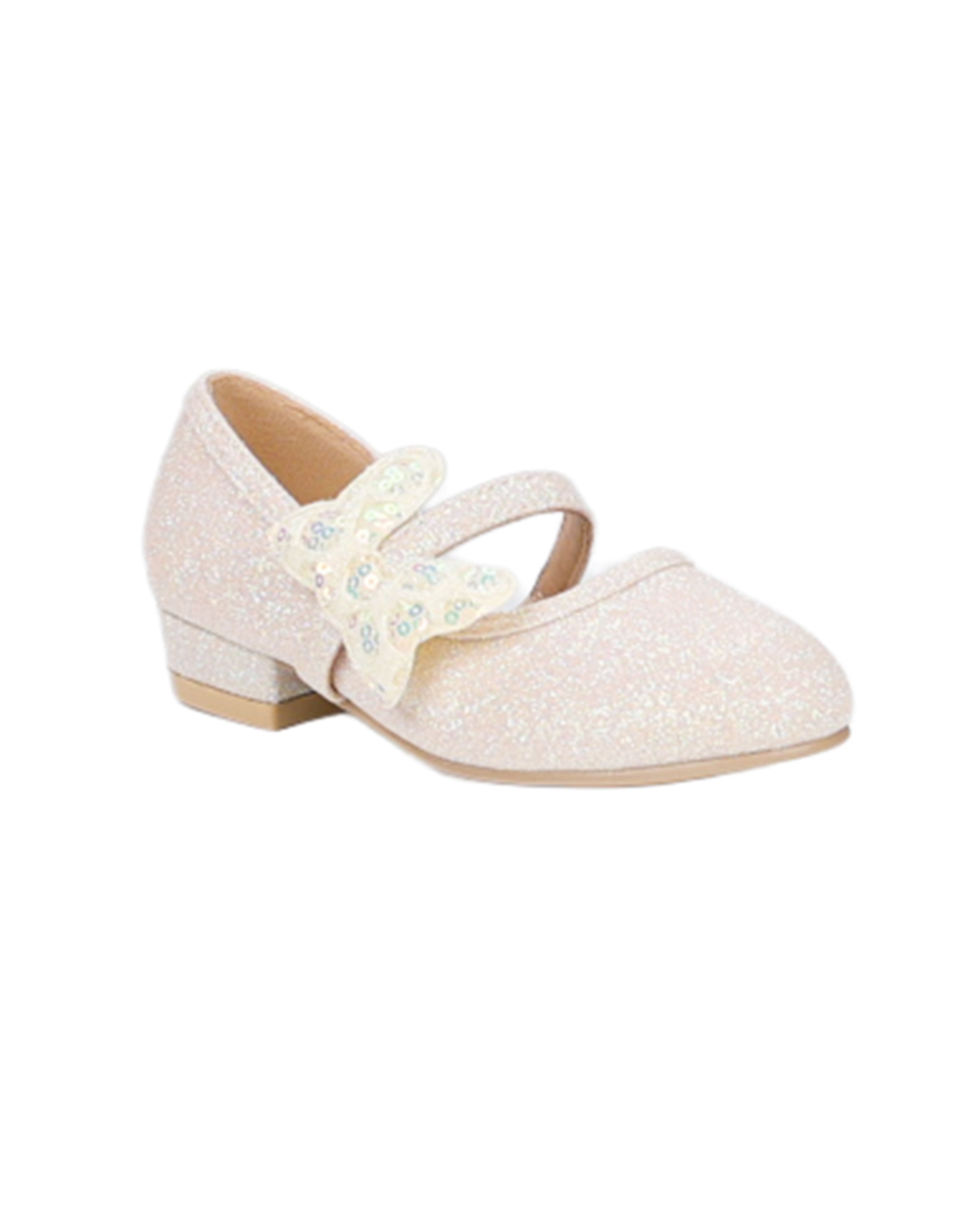 Girls Statement Bow Detail Block Heel