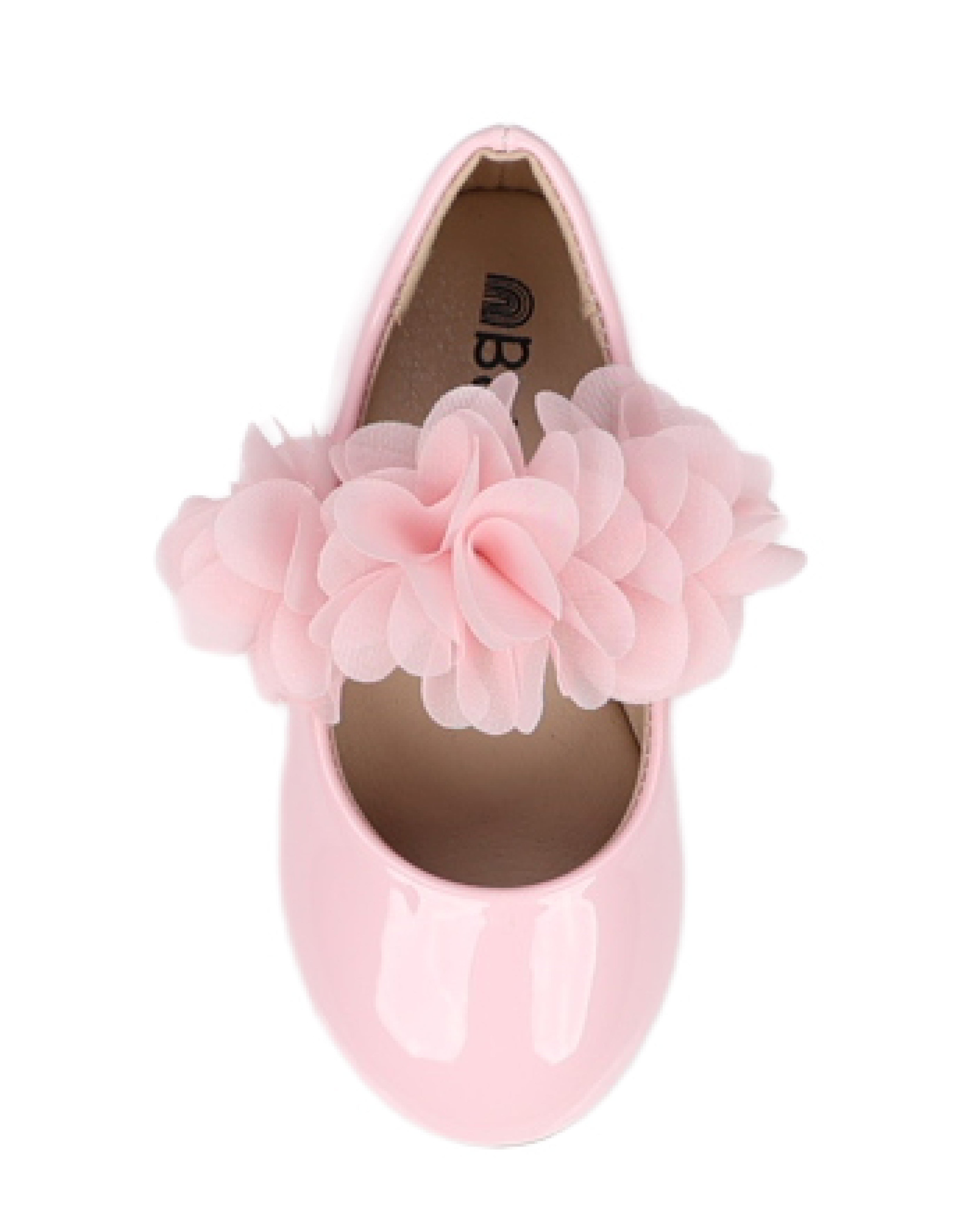 Girls Flower Detail Occasion Pumps