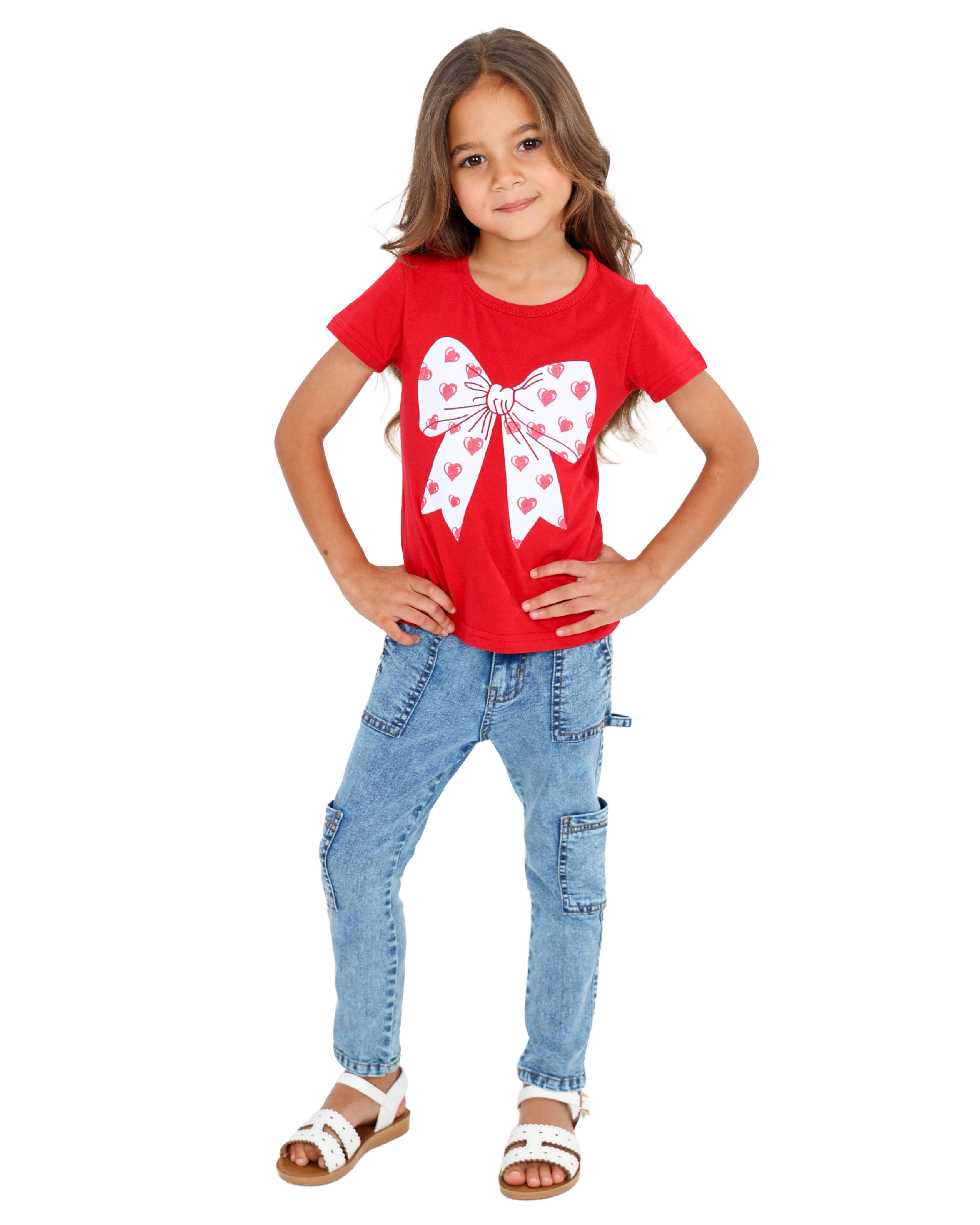 Short Sleeve Statement Bow T-Shirt