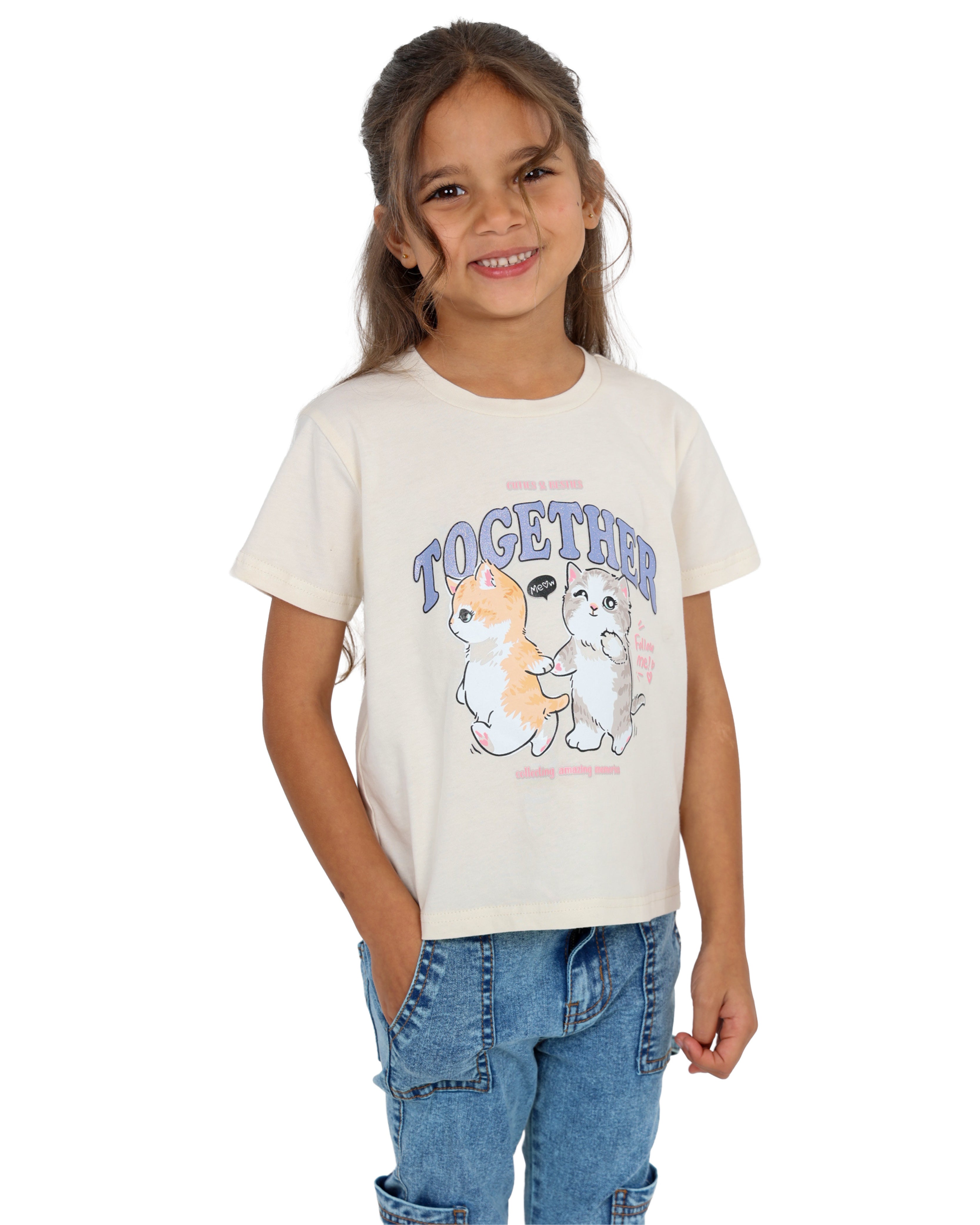 Short Sleeve Kitten Besties T-Shirt