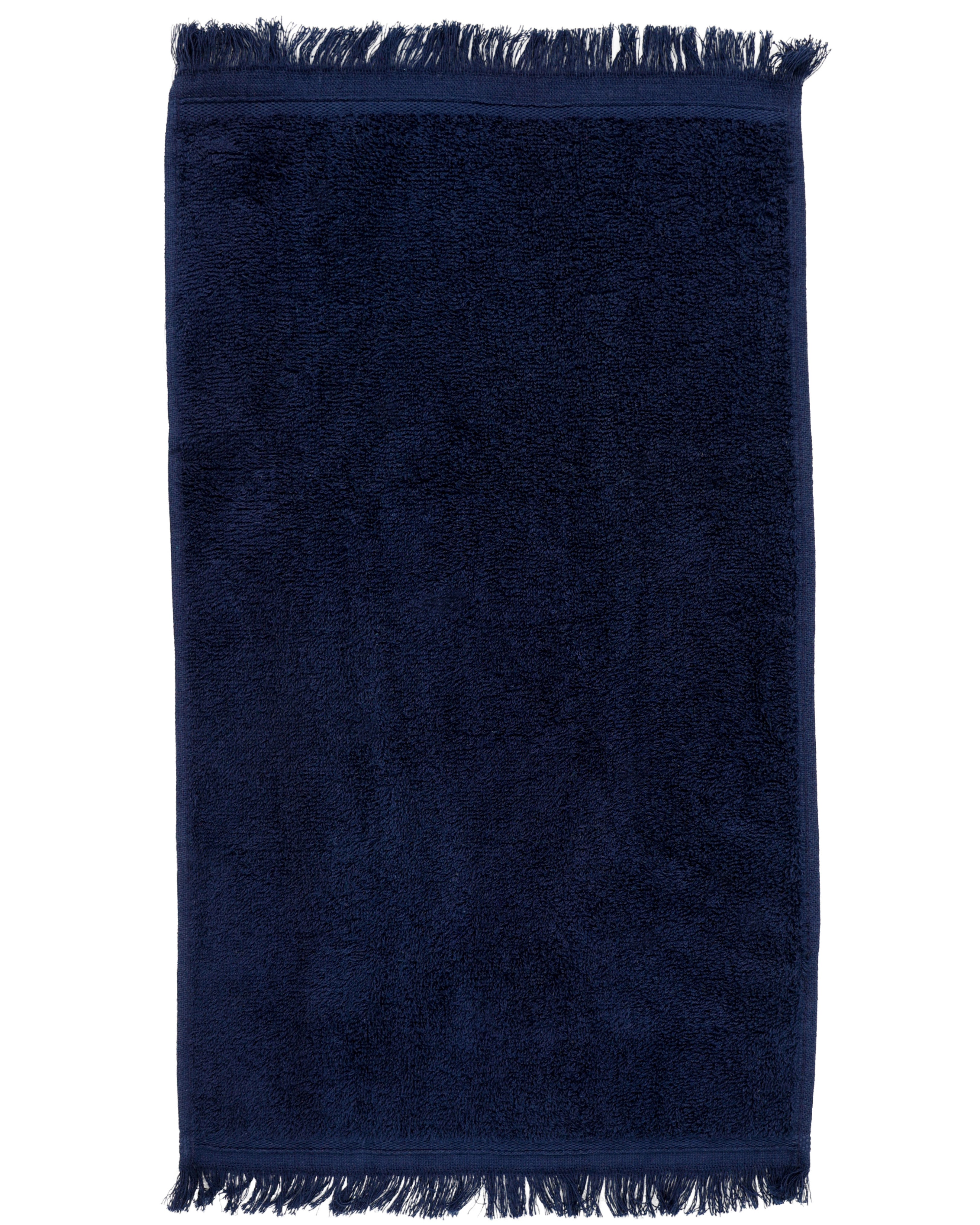 2 Pack Ocean and Navy Fringed Guest Towels
