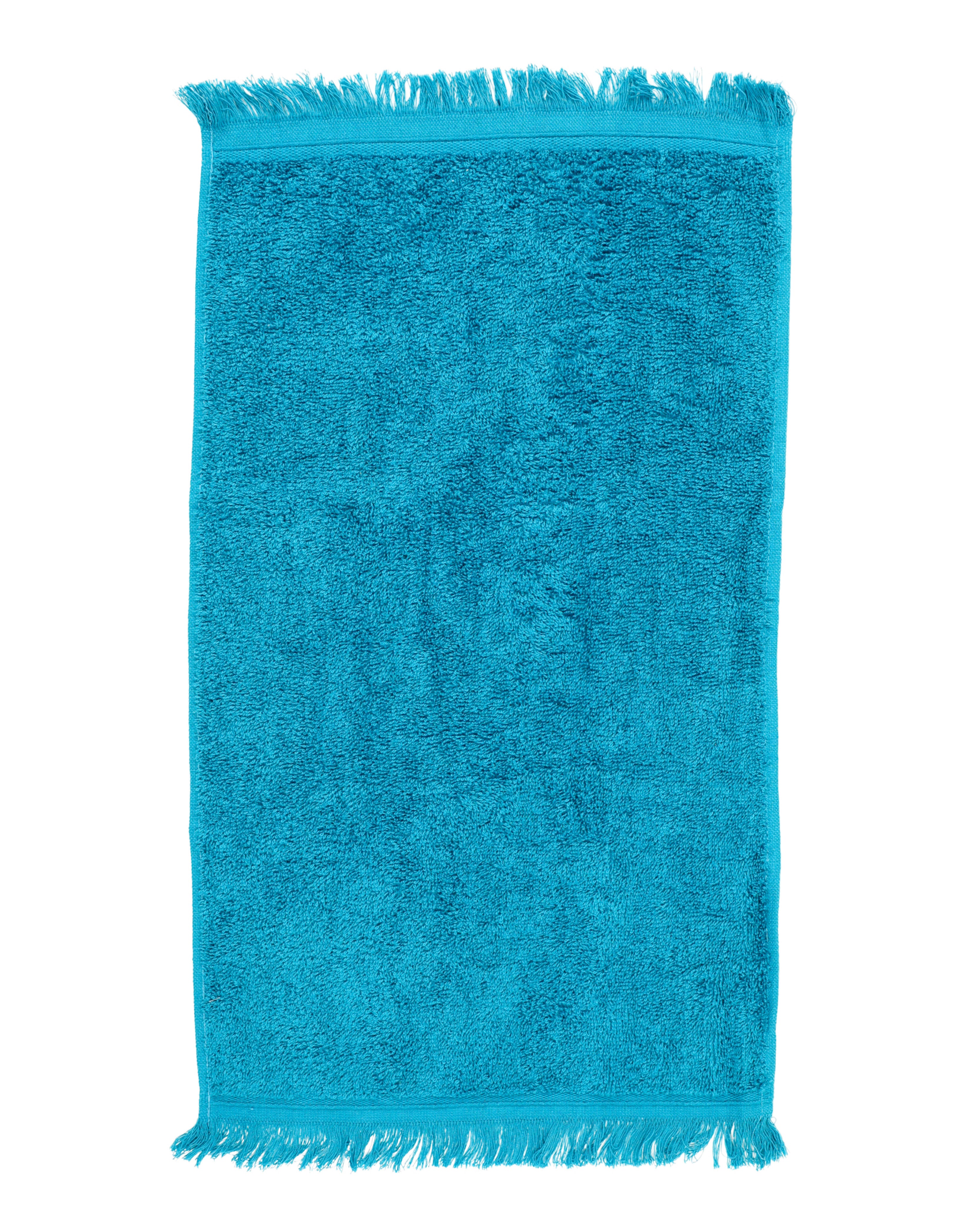 2 Pack Ocean and Navy Fringed Guest Towels