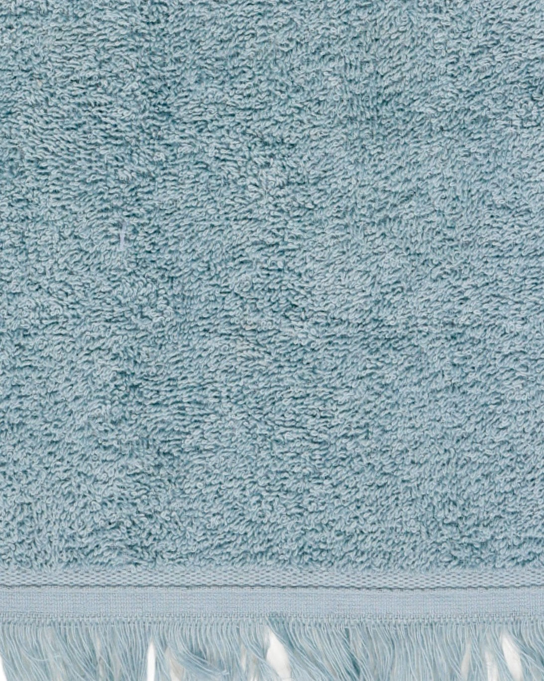 2 Pack Duck Egg and Charcoal Fringed Guest Towels