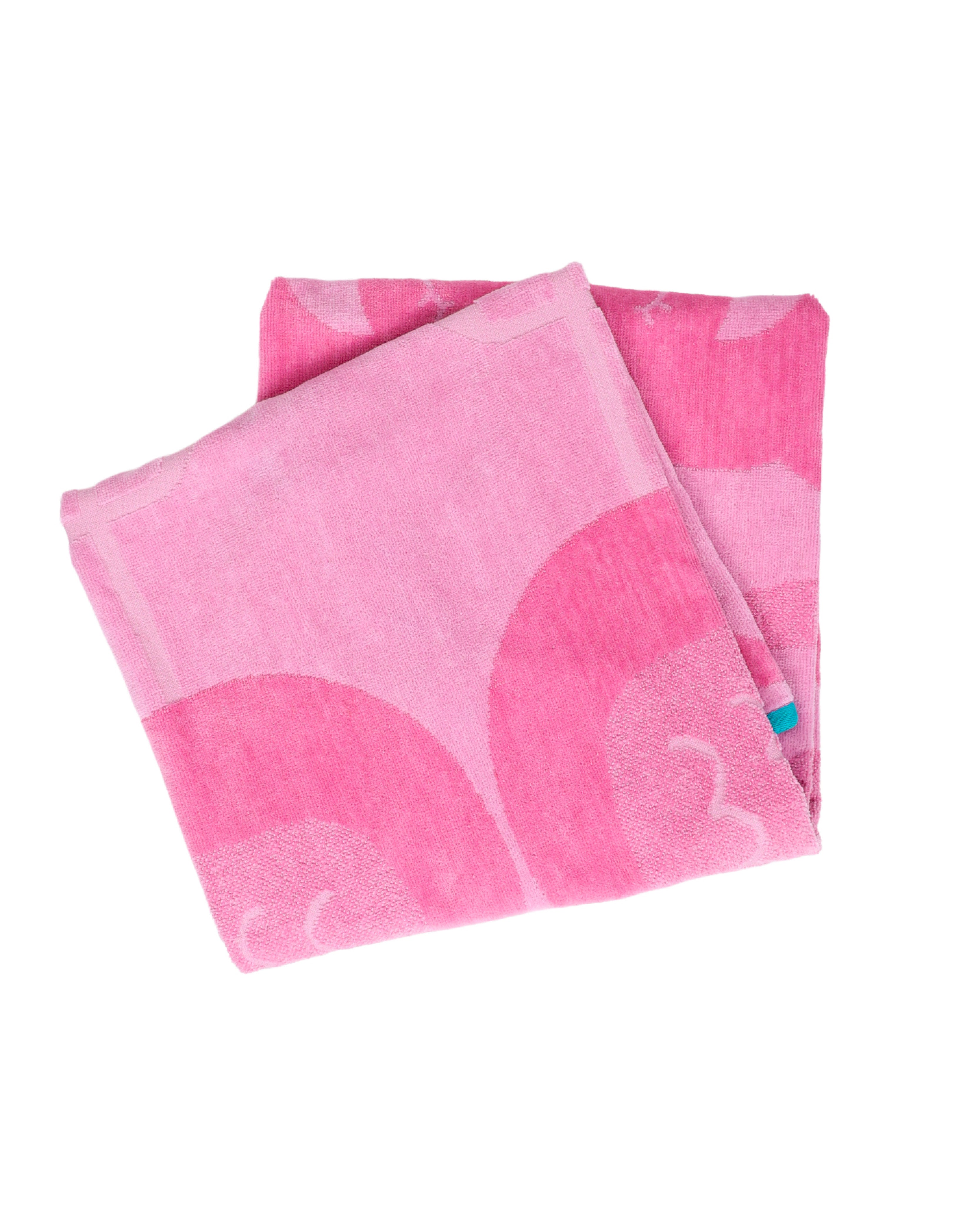 Flamingo Velour Beach Towel