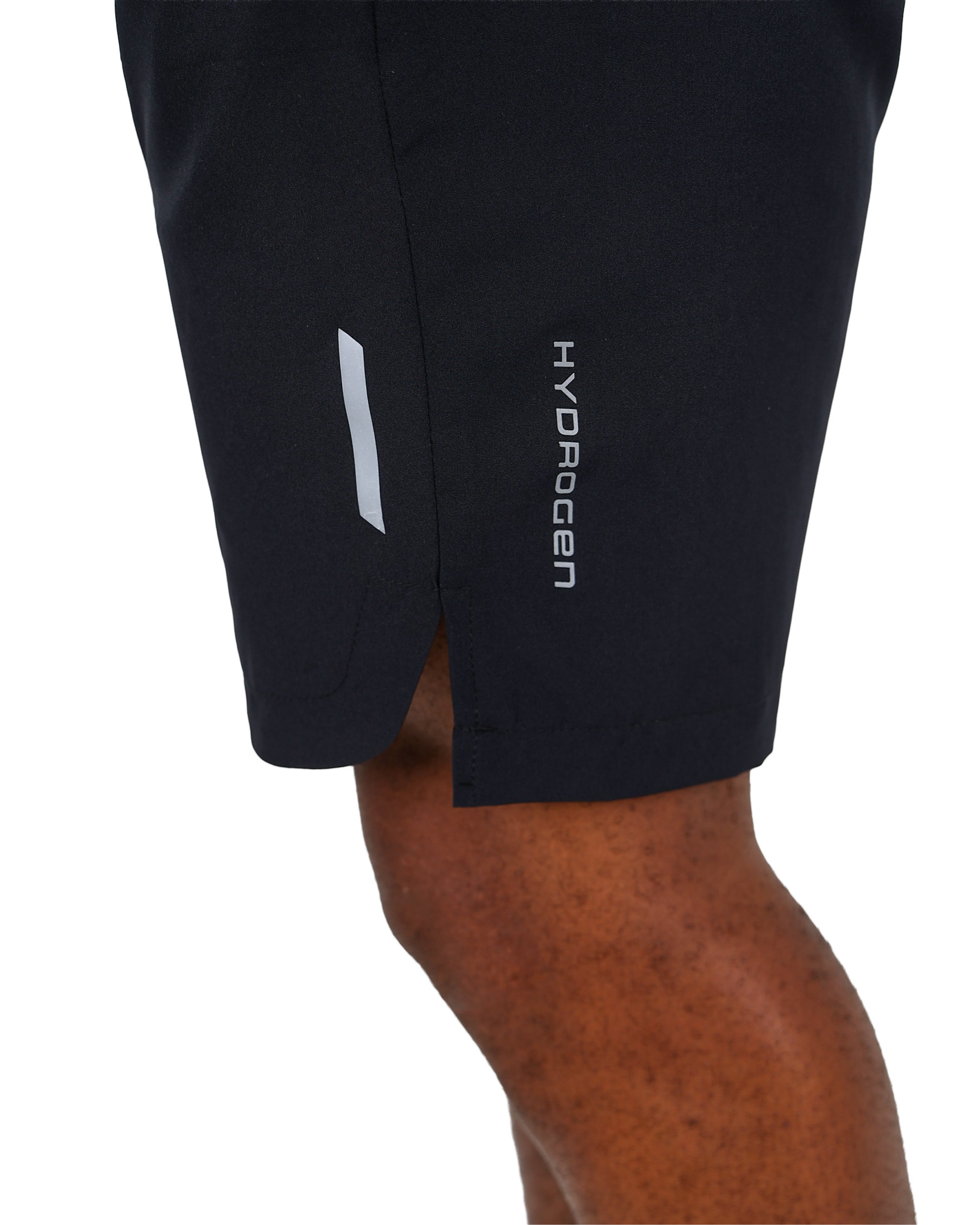 Black Four Way Stretch Active Shorts