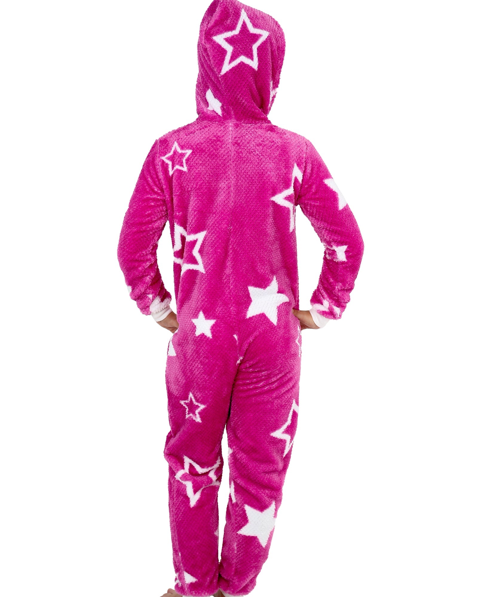 Star Print Hooded Onesie
