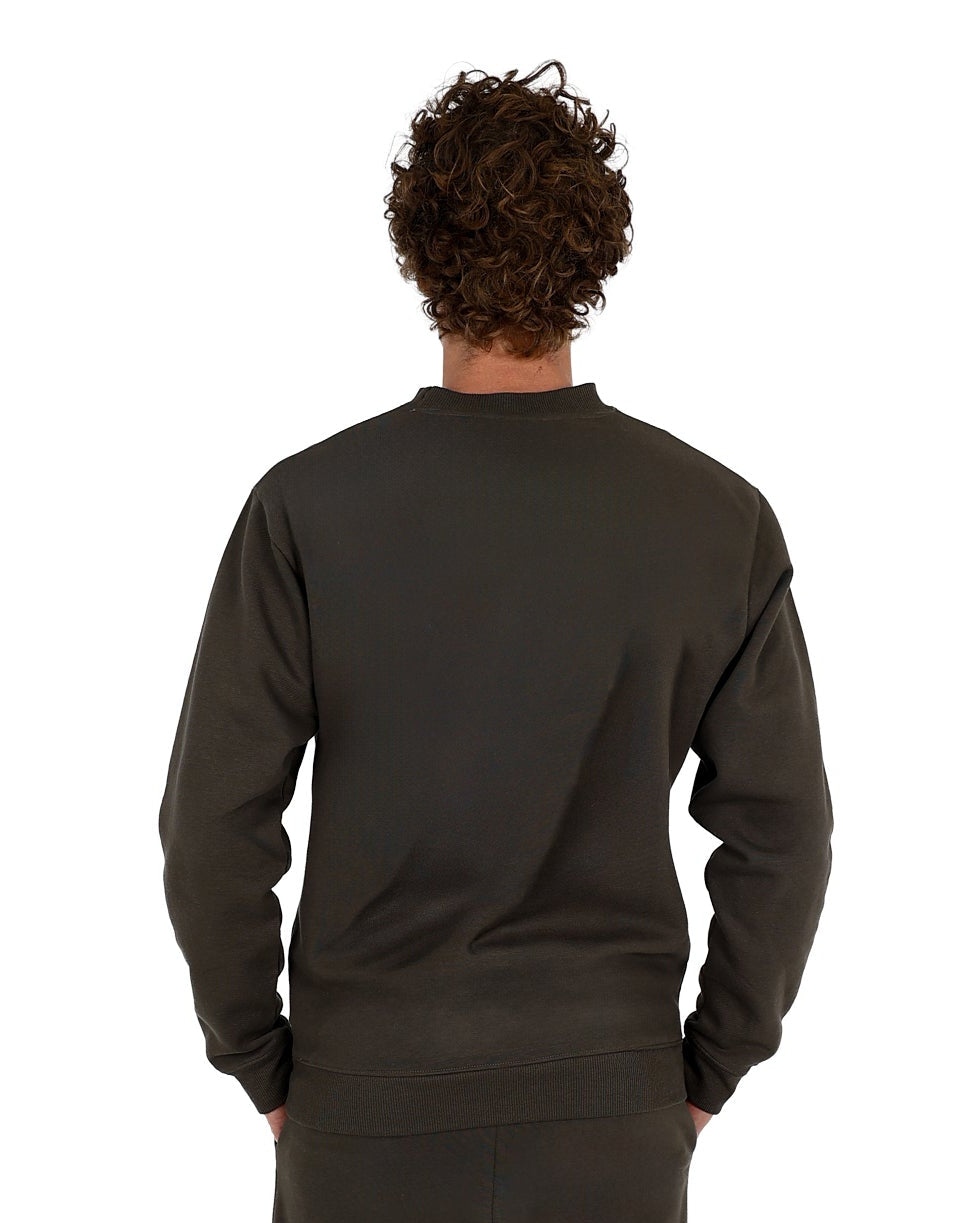 Long Sleeve Birch Green CVC Premium Fleece Sweater