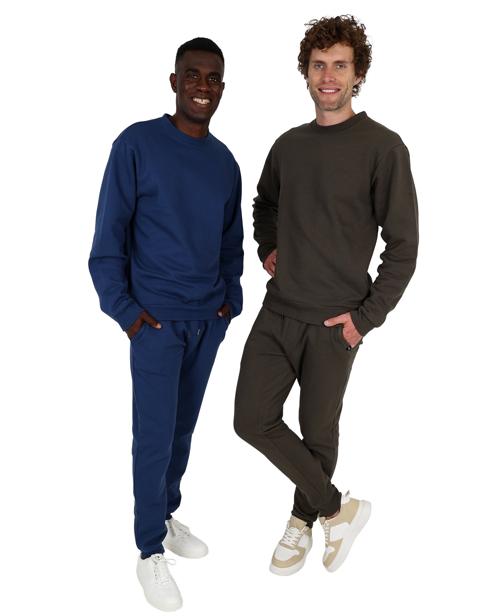 Long Sleeve Birch Green CVC Premium Fleece Sweater