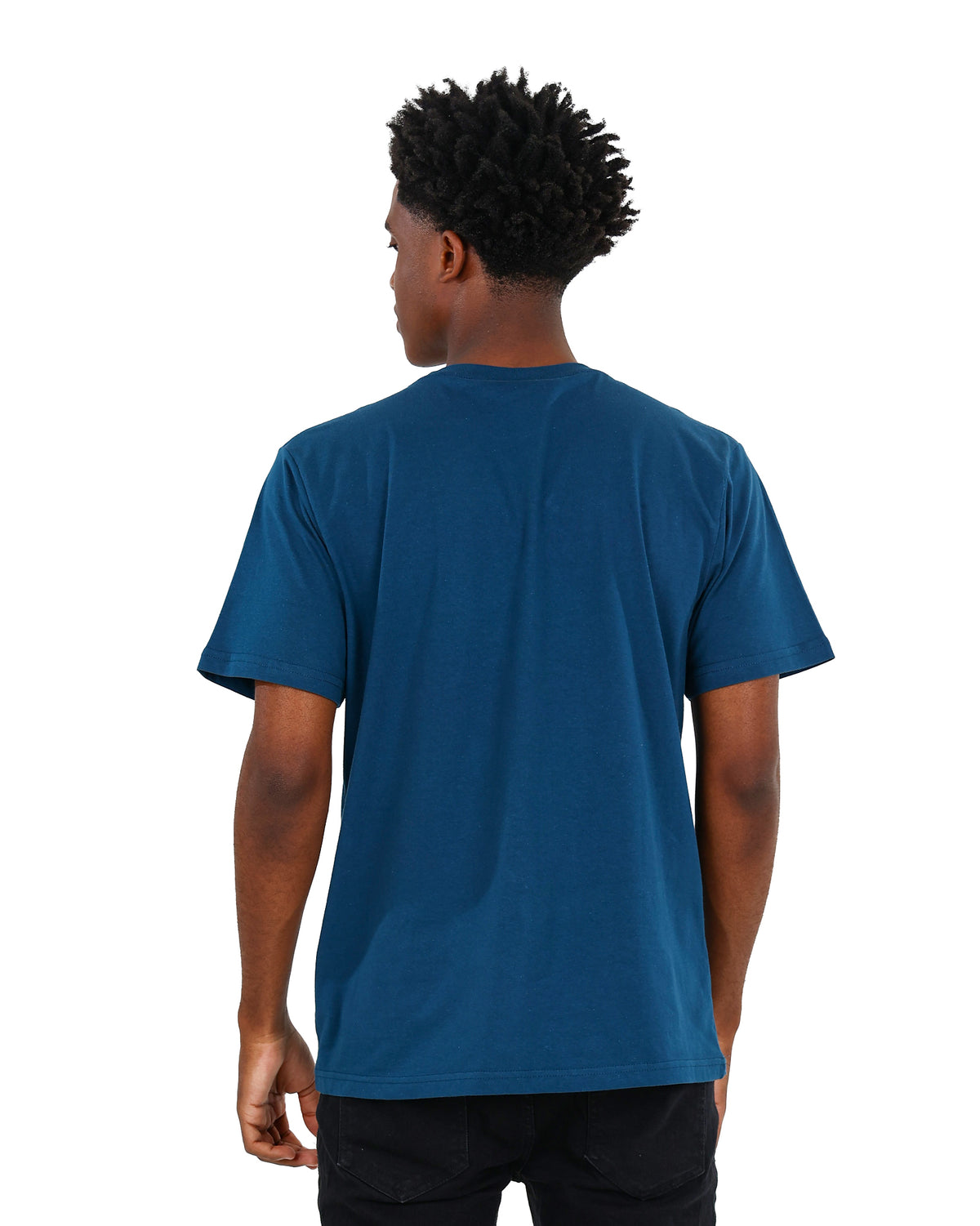 Short Sleeve Teal Thinking Inquiry Graphic T-Shirt