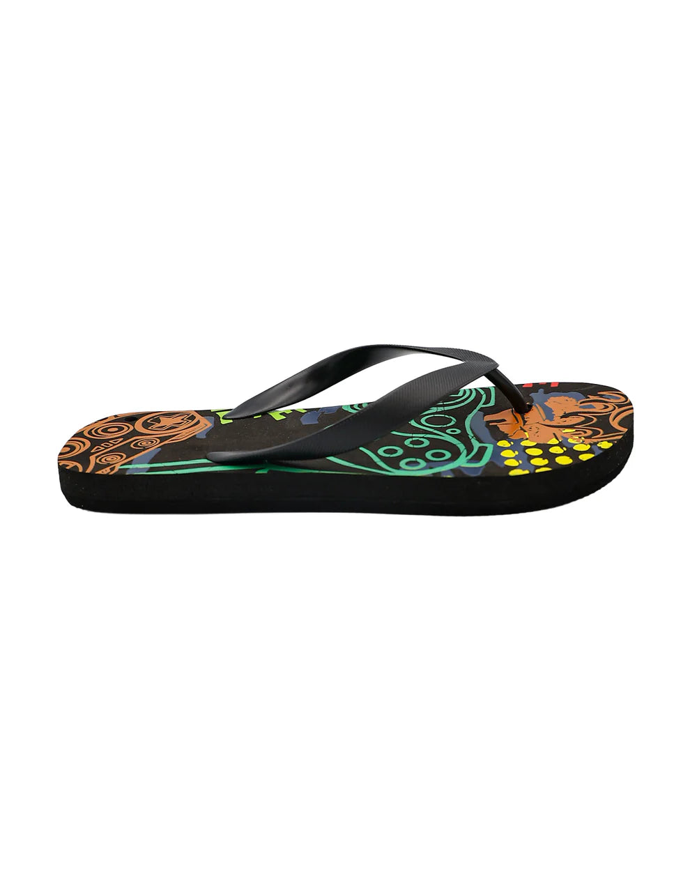 Boys Black Game Time EVA Flip Flops