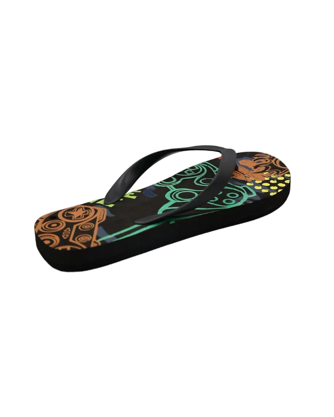 Boys Black Game Time EVA Flip Flops