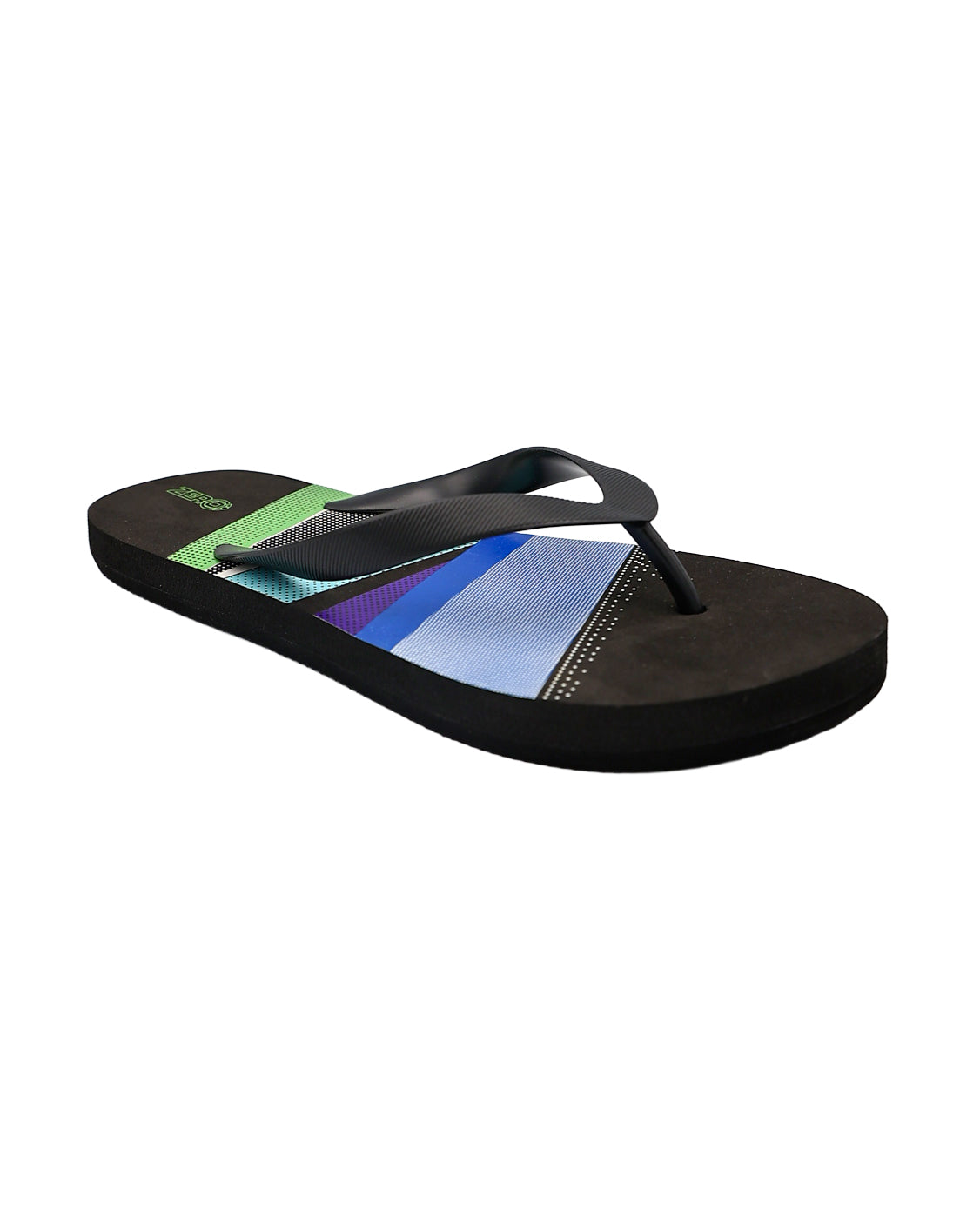 Boys Blue & Black Dual Stripe EVA Flip Flops