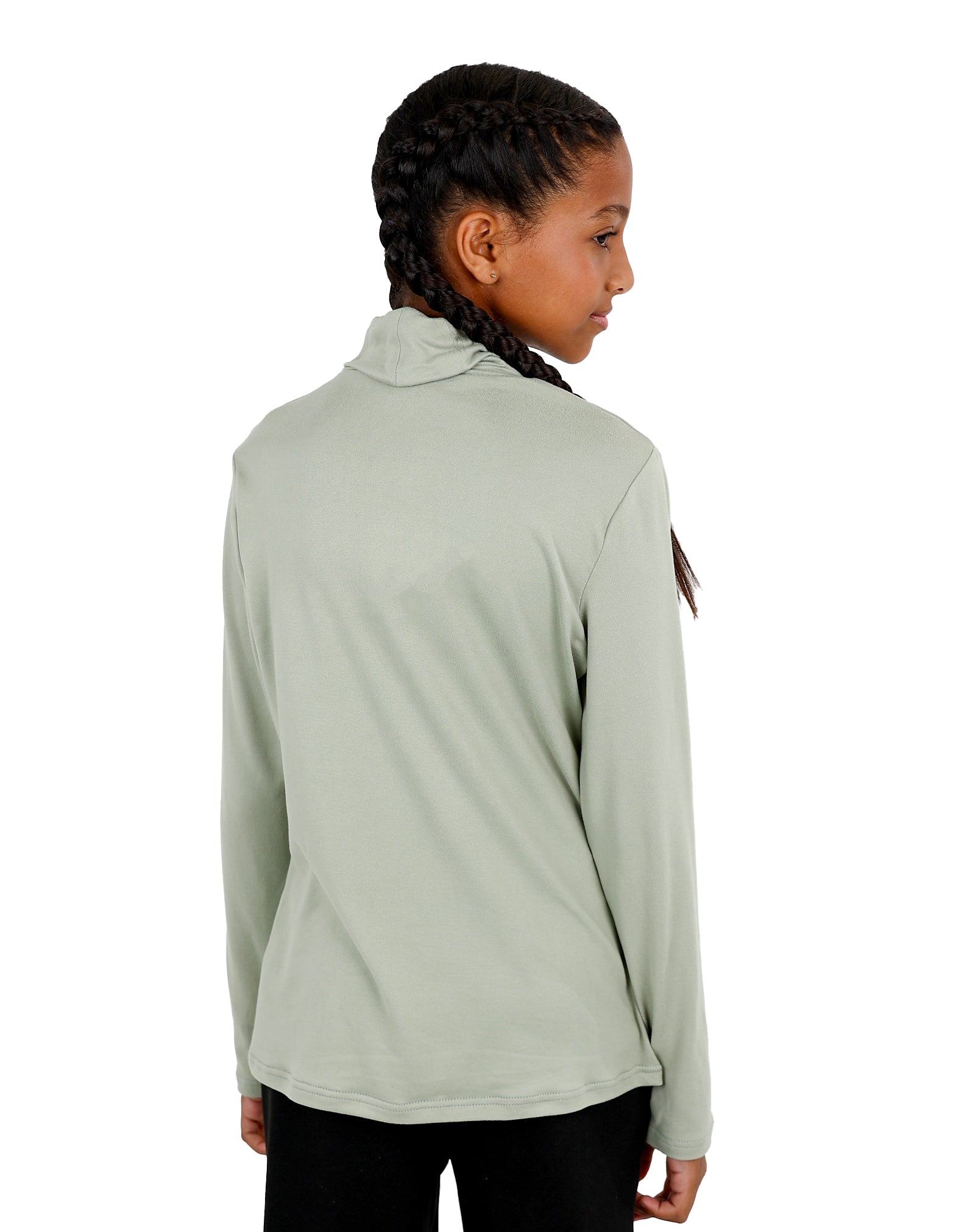 2 Pack Floral/Sage Polo Necks