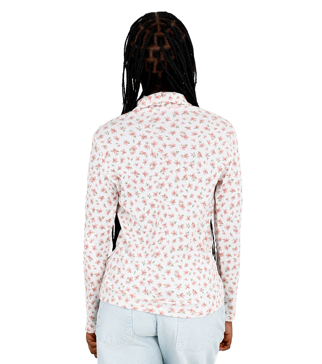 2 Pack Floral/Sage Polo Necks