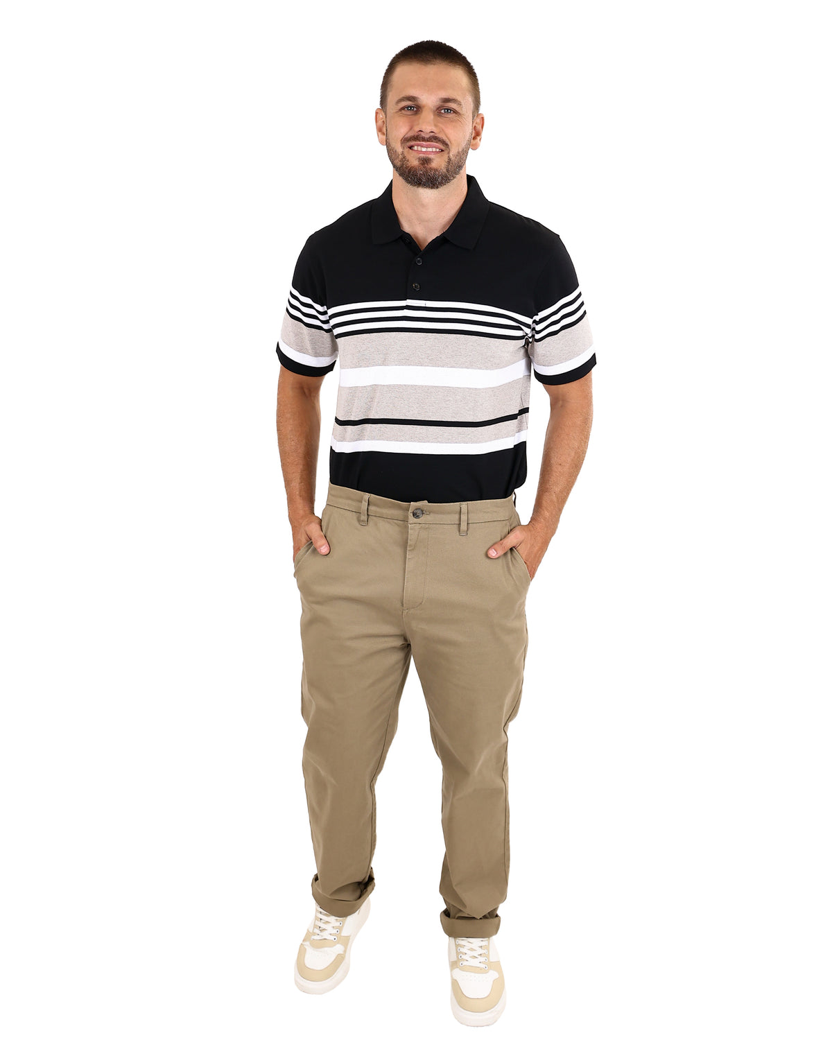 Straight Fit Khaki Chino