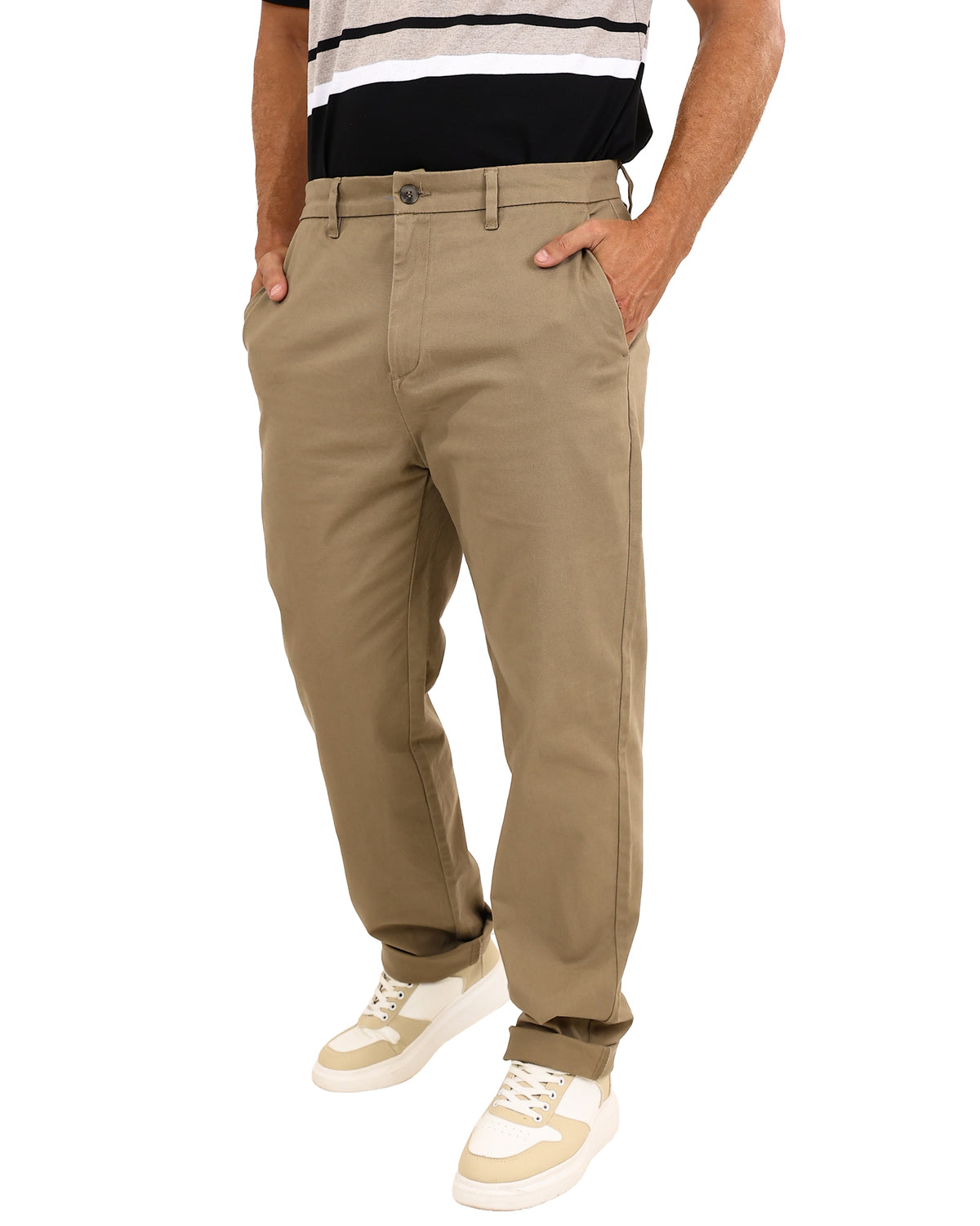 Straight Fit Khaki Chino