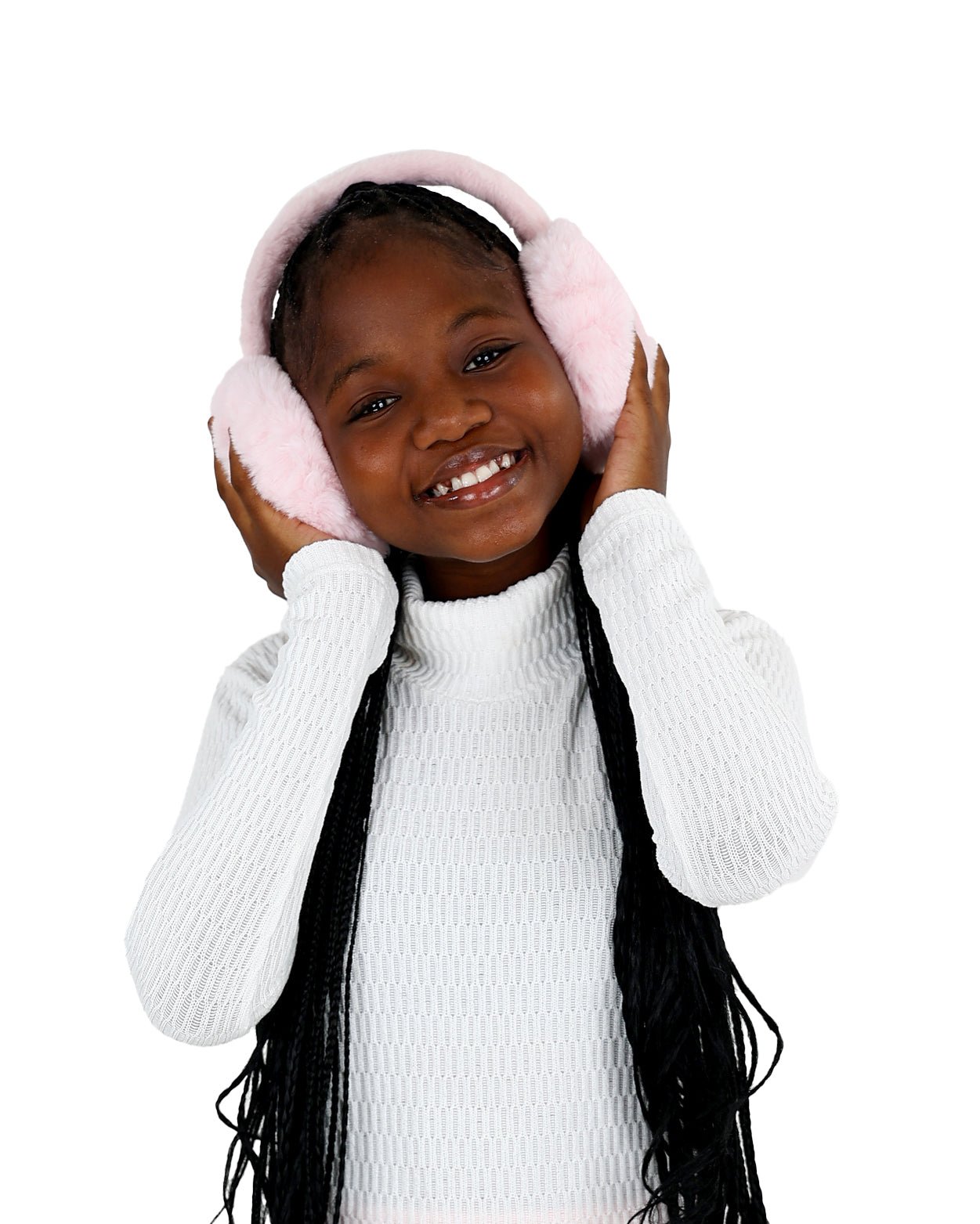 Pink Fluffy Earmuffs