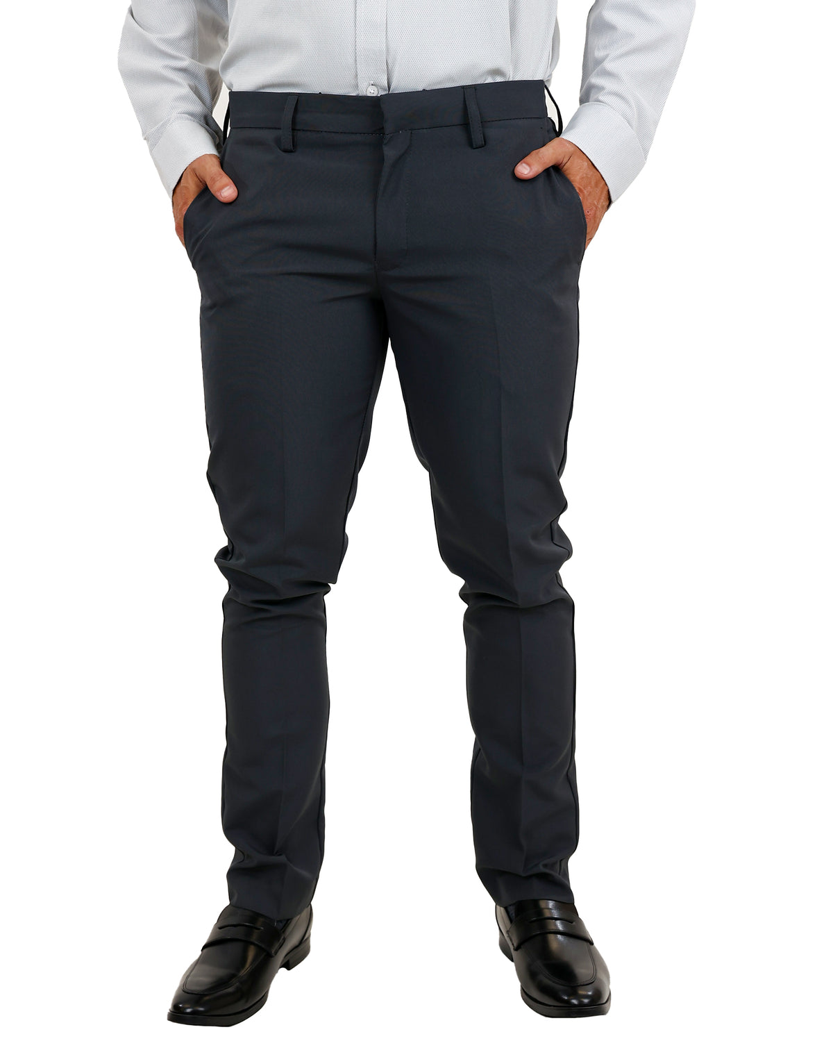 Slim Fit Charcoal Classic Formal Trouser