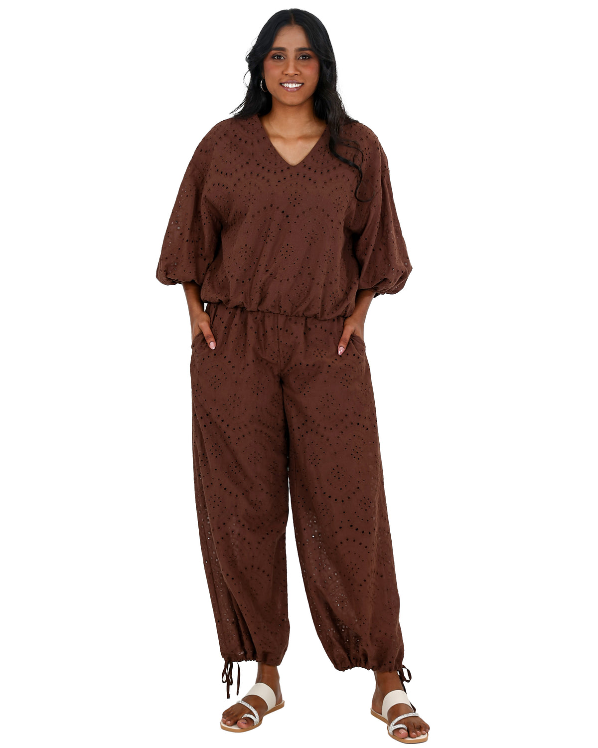 Chocolate Anglaise Elasticated Pants