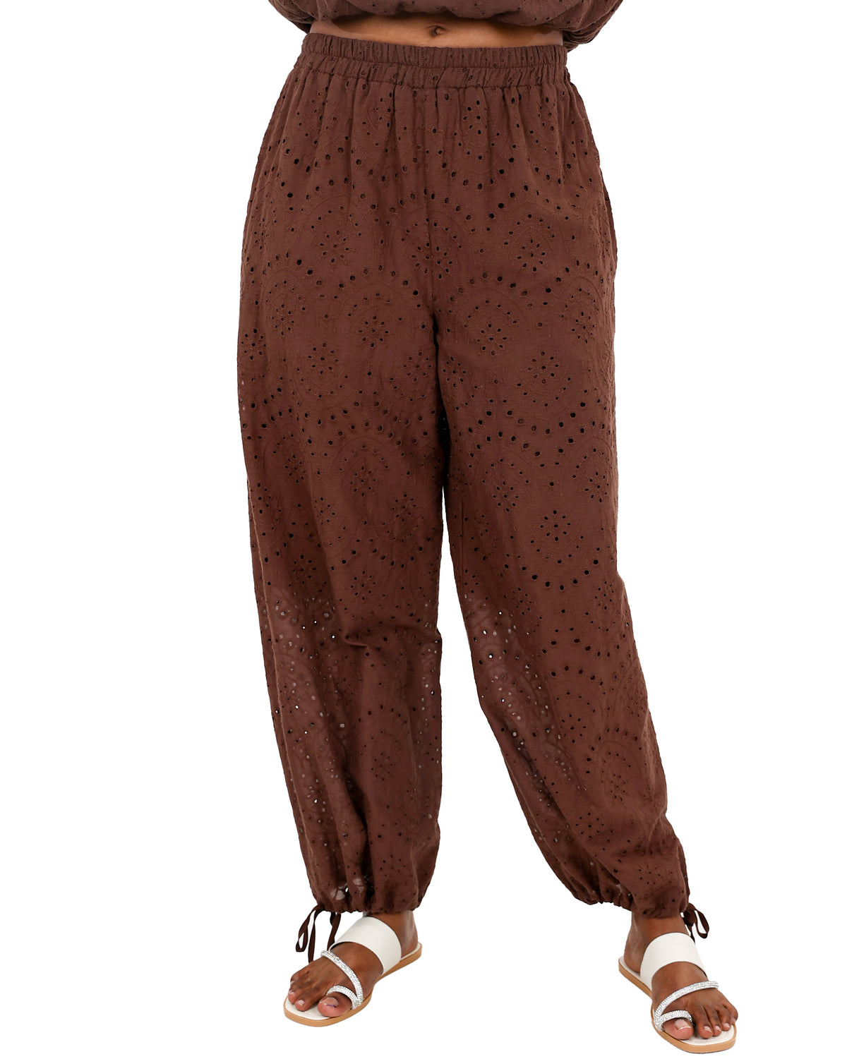Chocolate Anglaise Elasticated Pants