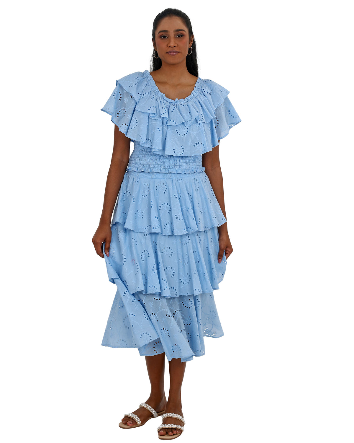 Anglaise Frill Detail Blouse