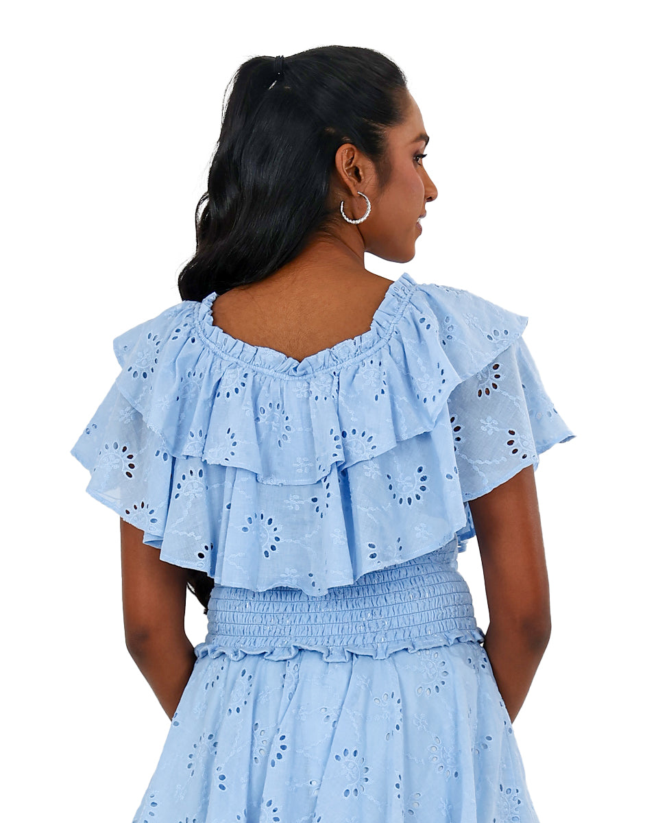 Anglaise Frill Detail Blouse