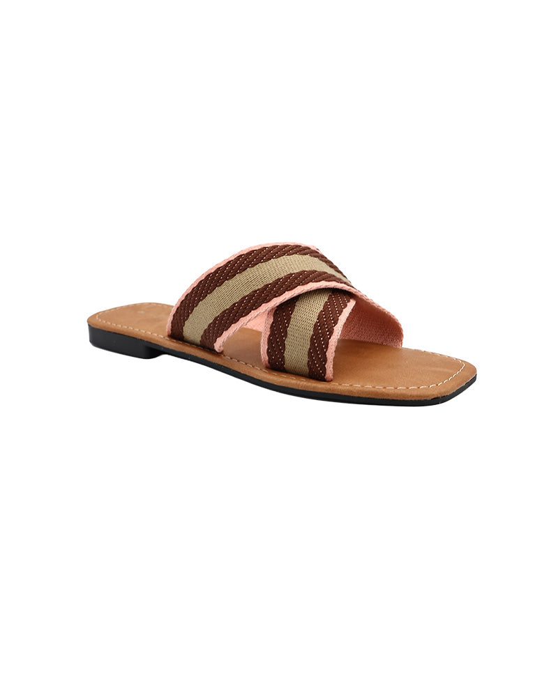Mink Tape Detail Crossover Mule