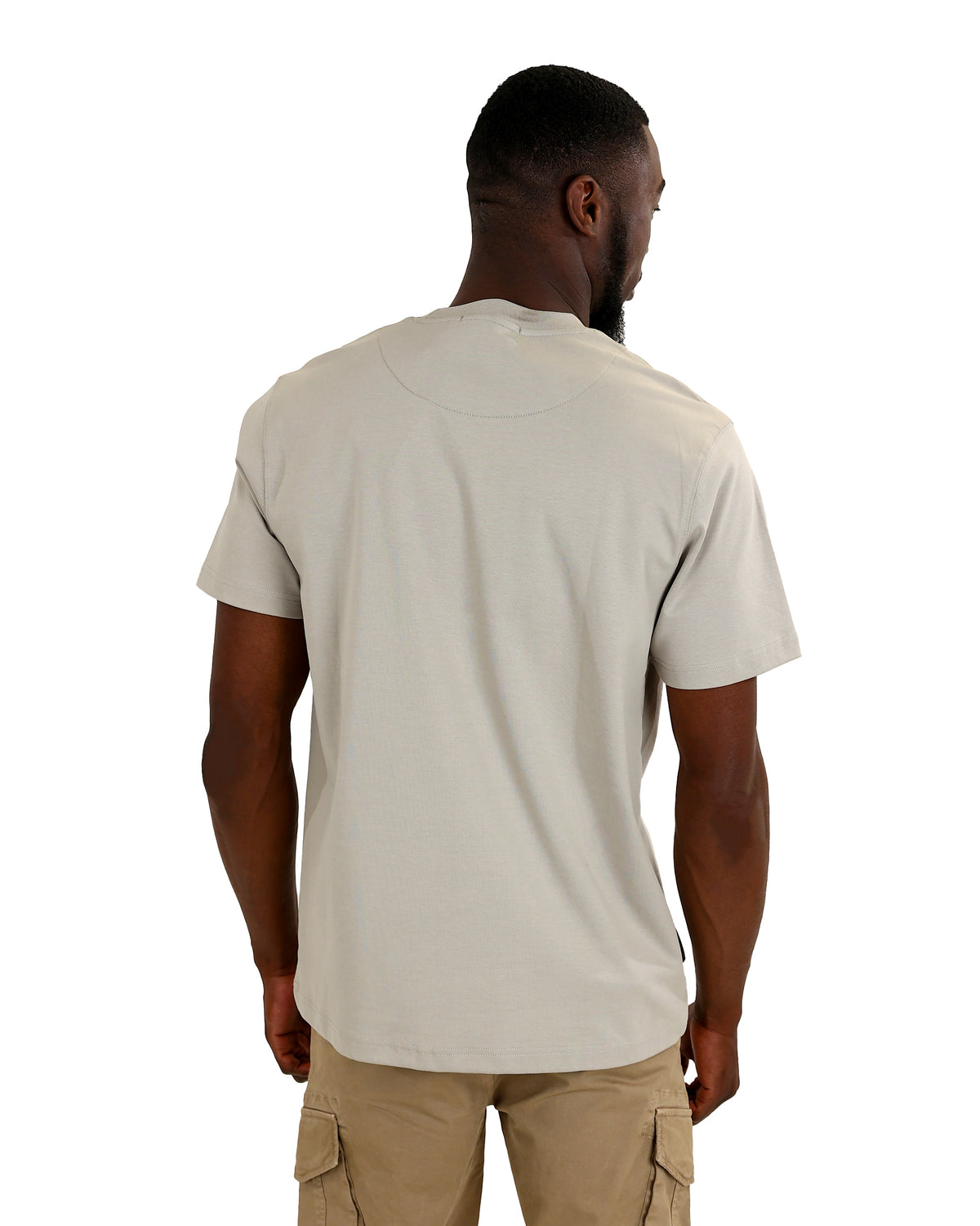 Ferrani Short Sleeve Grey Logo Graphic T-Shirt