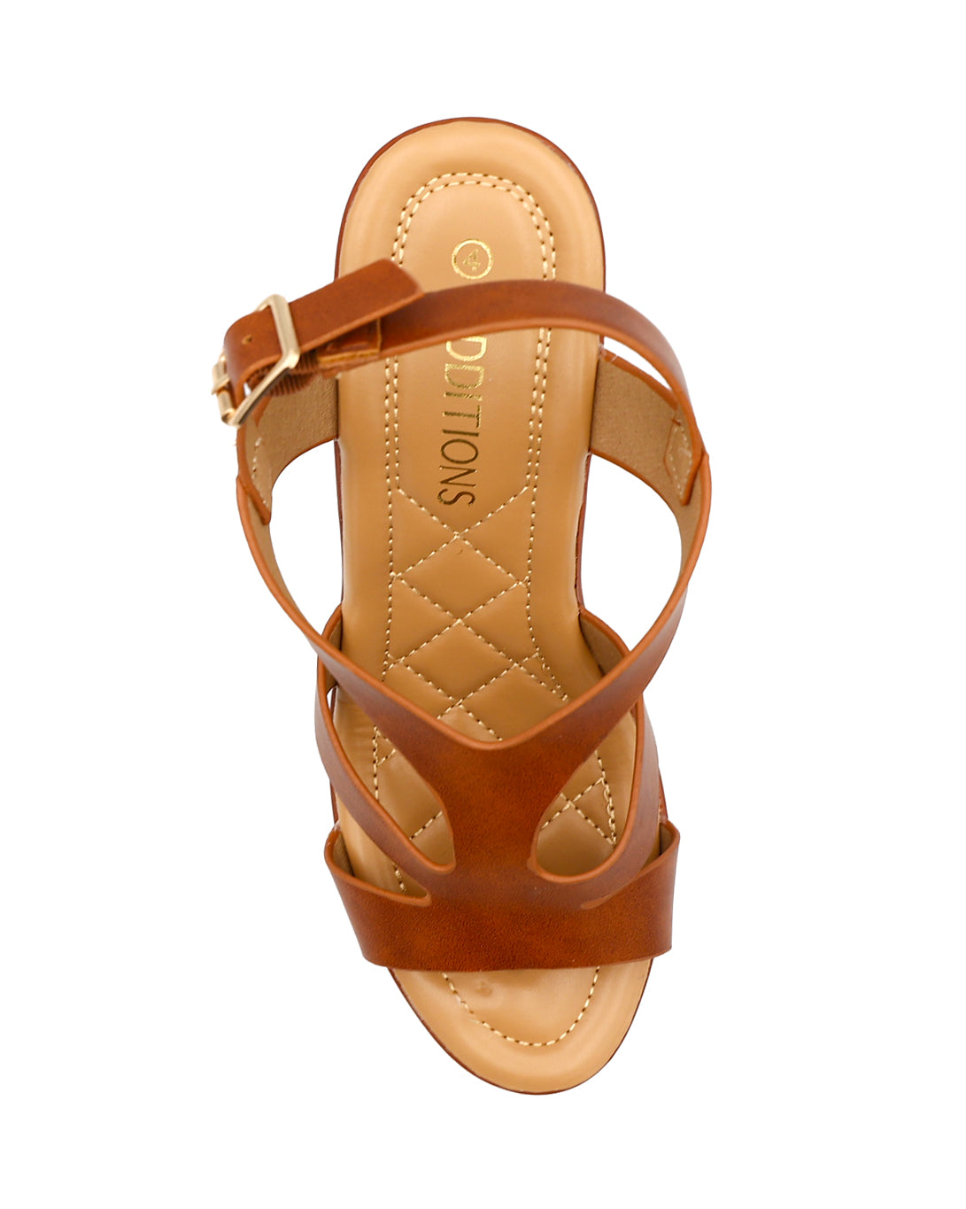 Cage Strap Detail Platform Block Heel